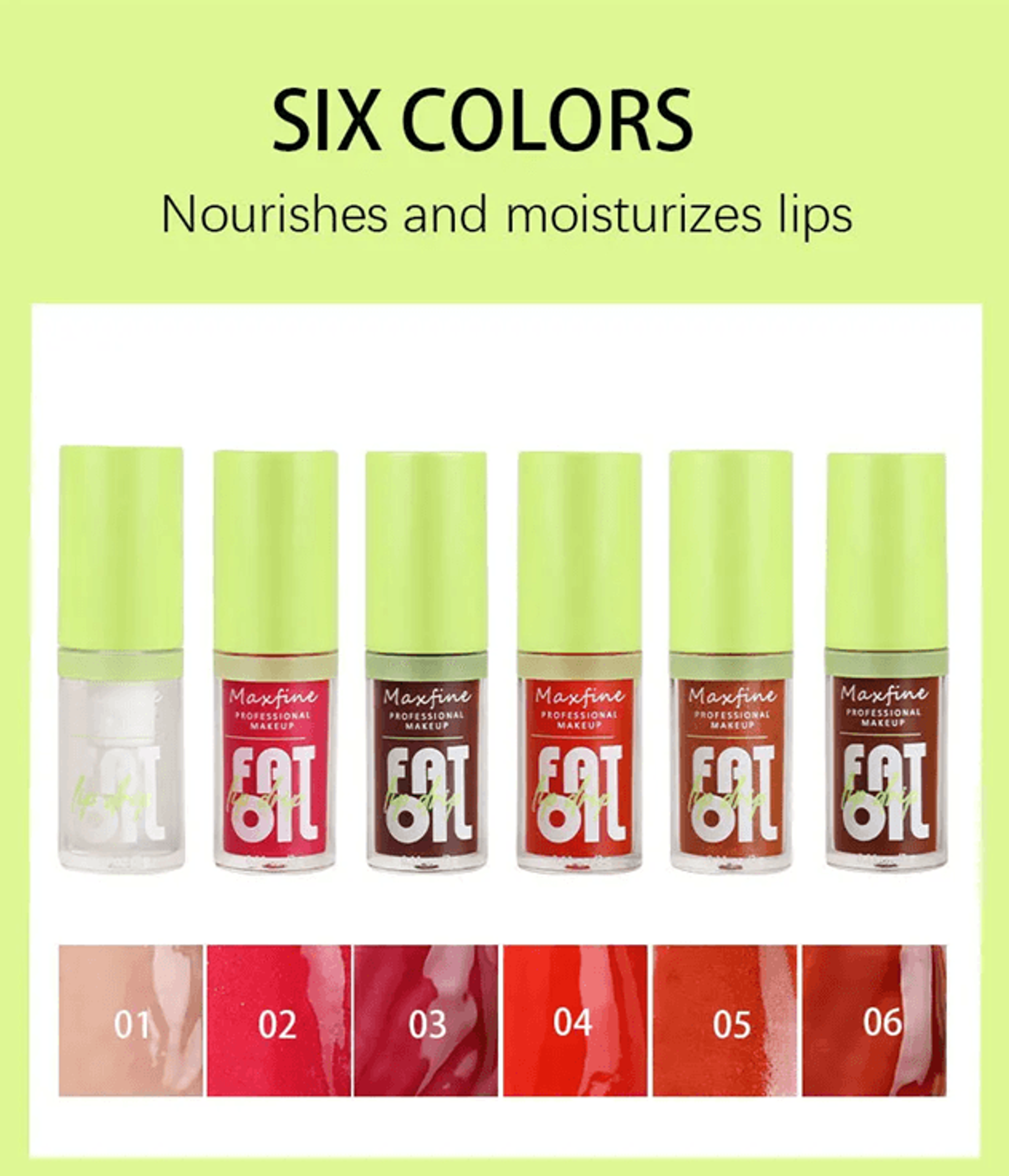 PureGlow Waterproof Moisturizing Lip Gloss Long Lasting Shine 1
