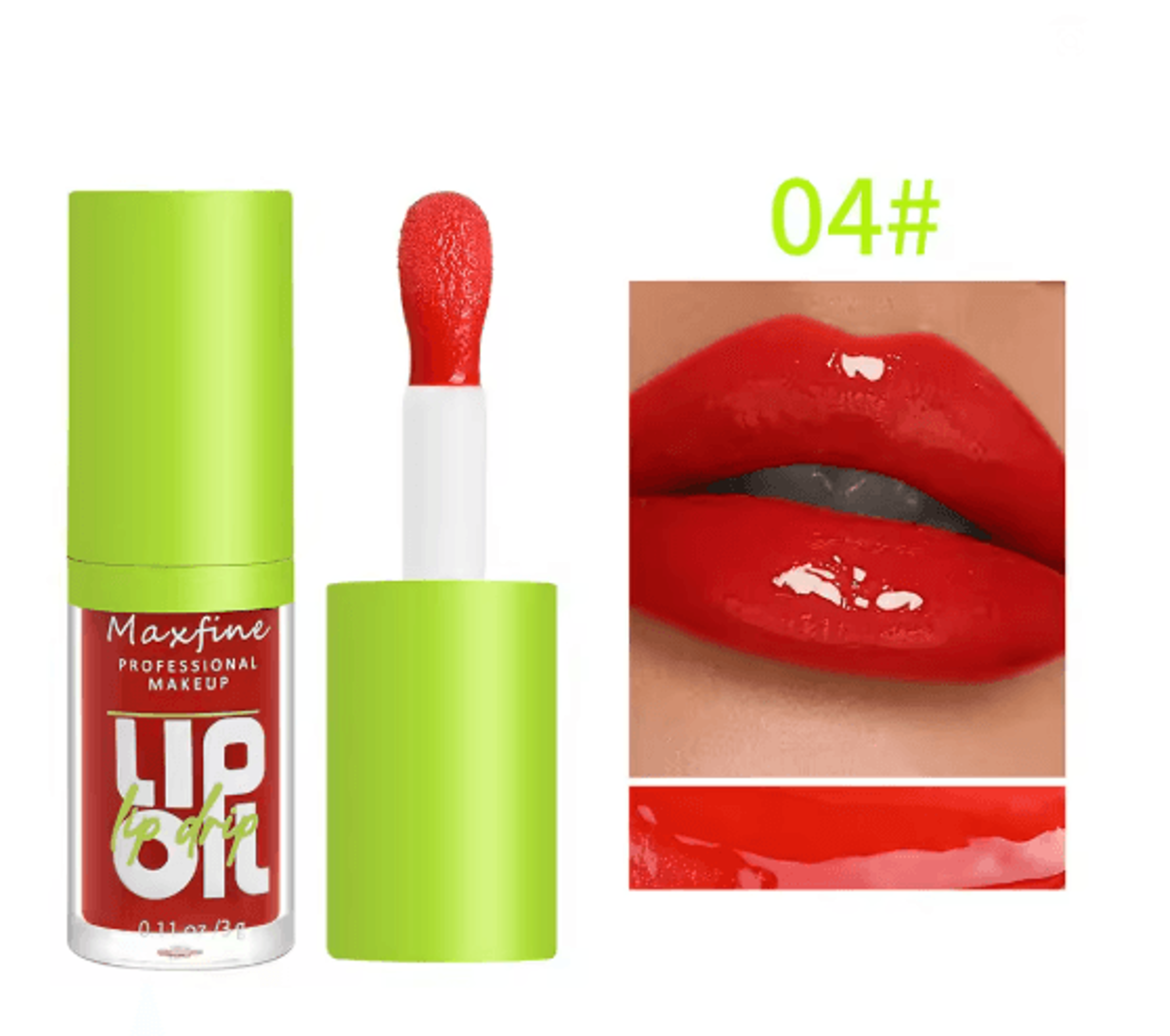PureGlow Waterproof Moisturizing Lip Gloss Long Lasting Shine 3