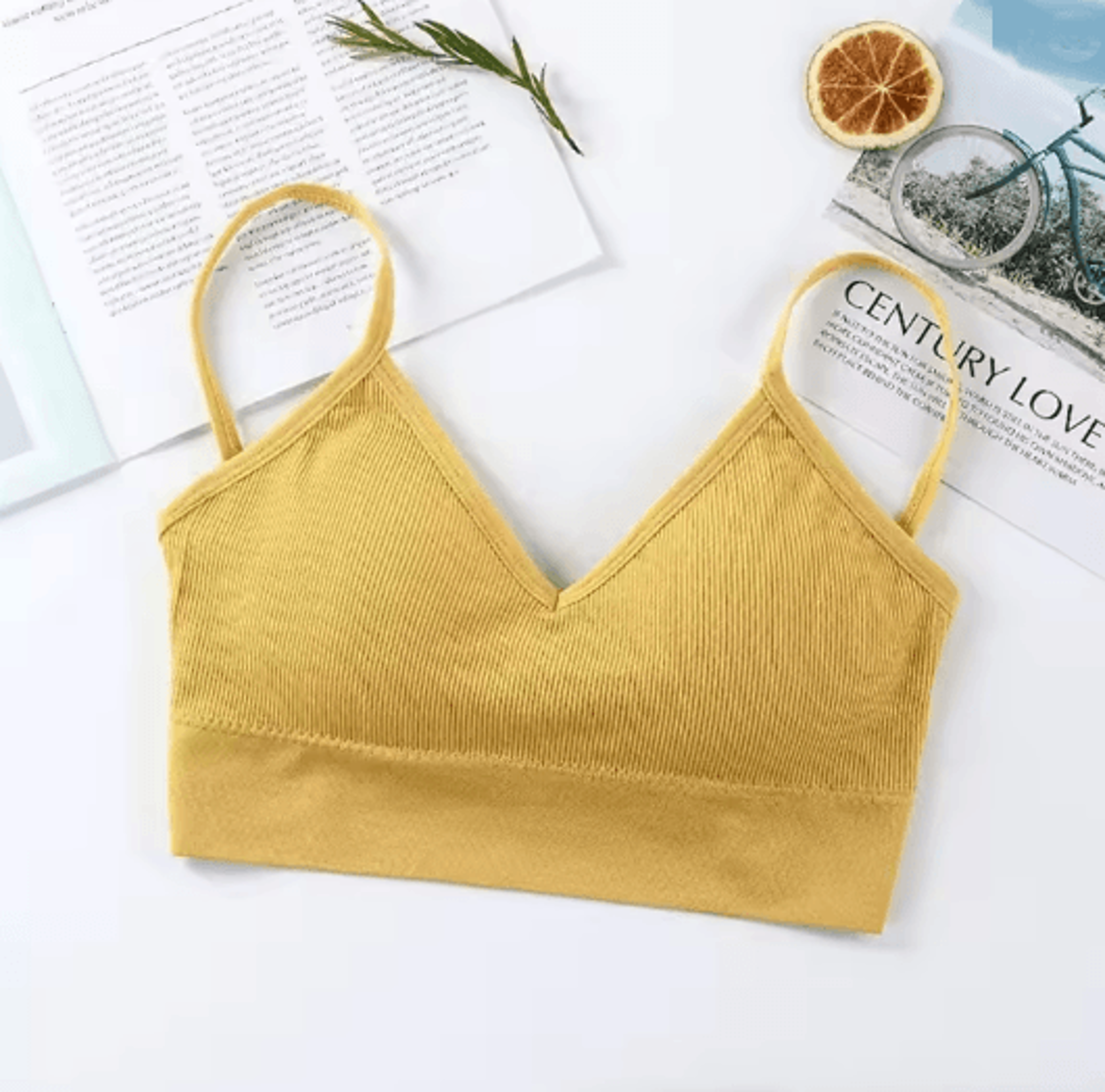 Seamless Tube Sports Bra Push Up Comfort Top For Women 6