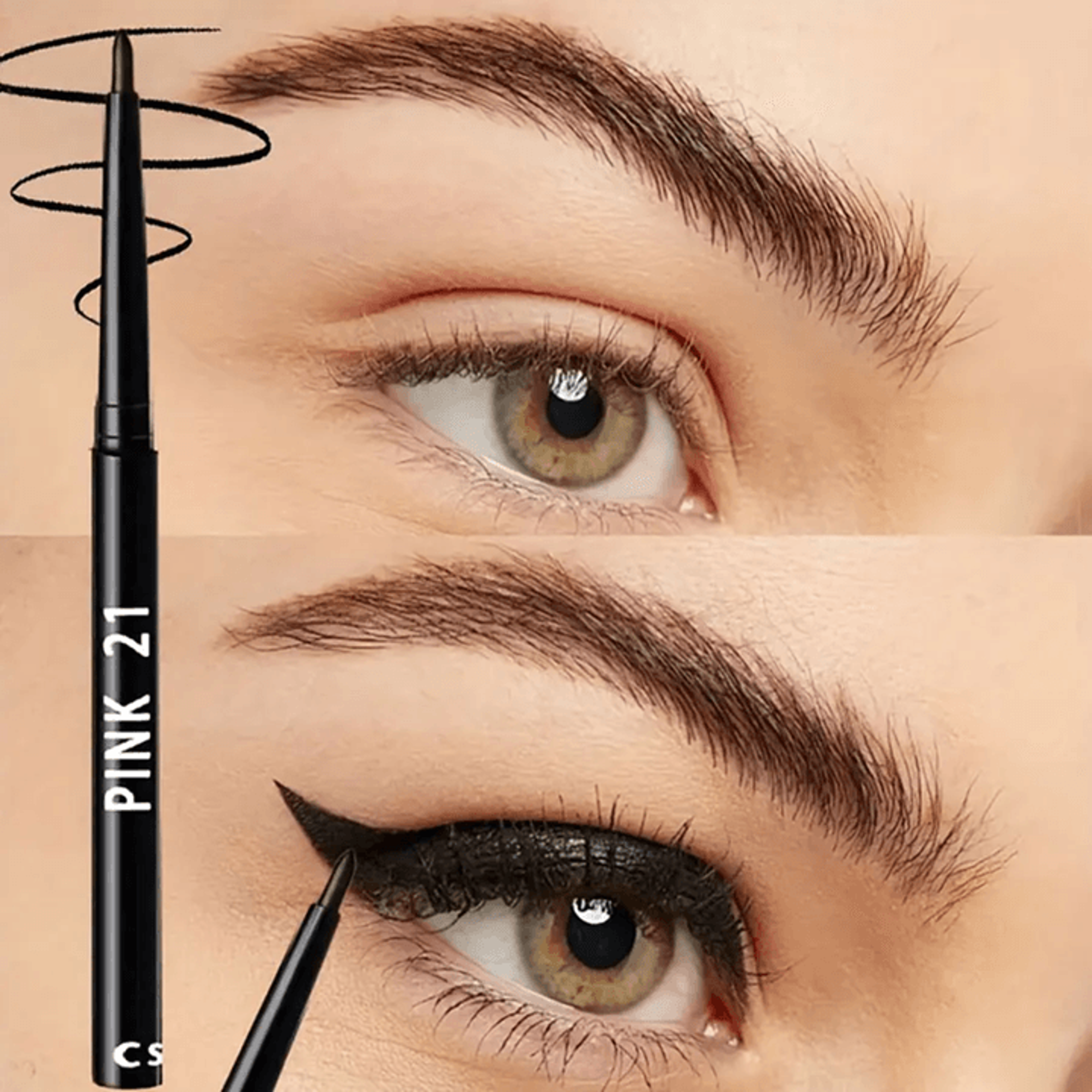 Long Lasting Waterproof Black Eyeliner Pencil Set 5 Pack 2