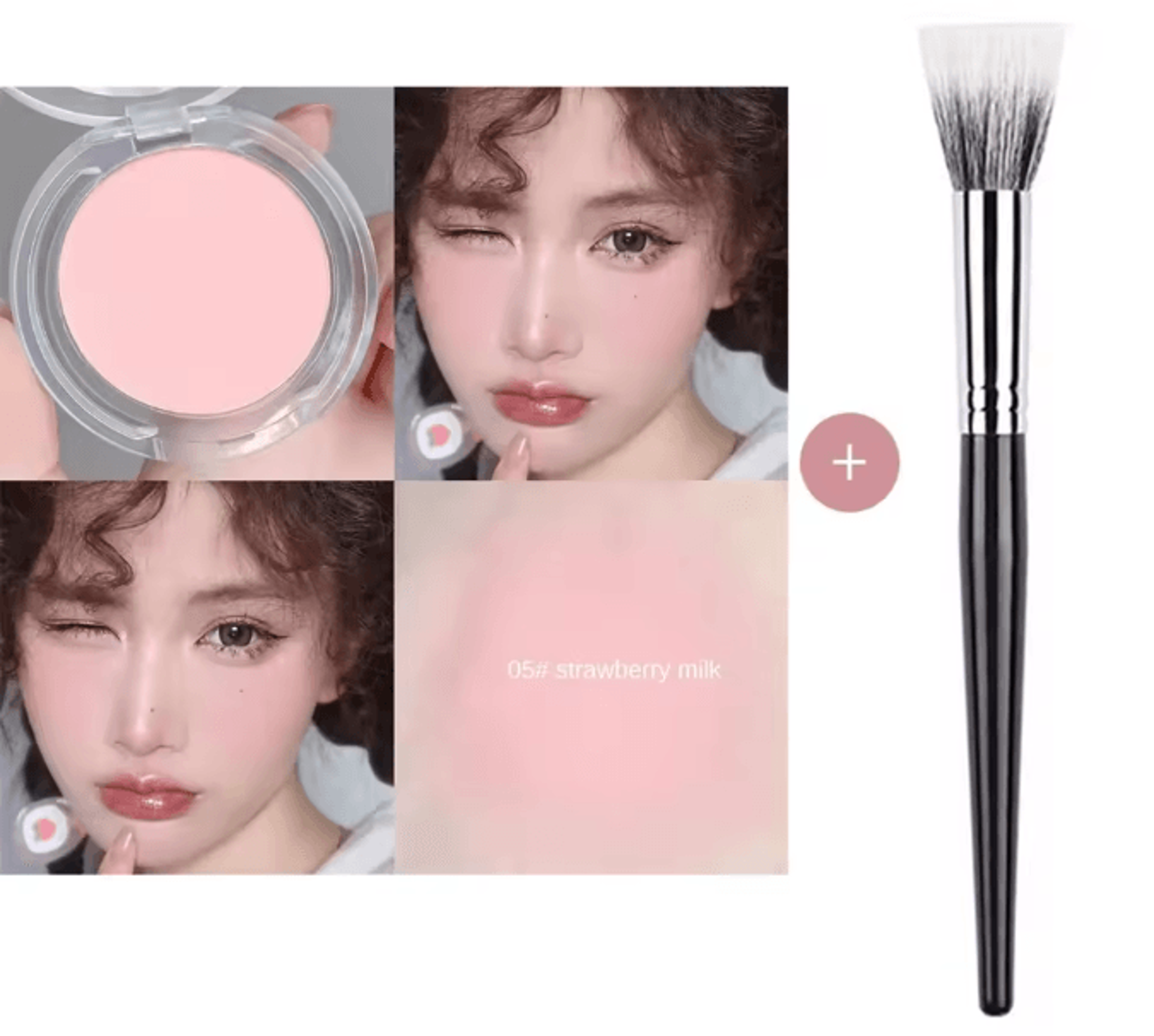 Natural Matte Waterproof Powder Blush For Cheeks And Face Contouring 3