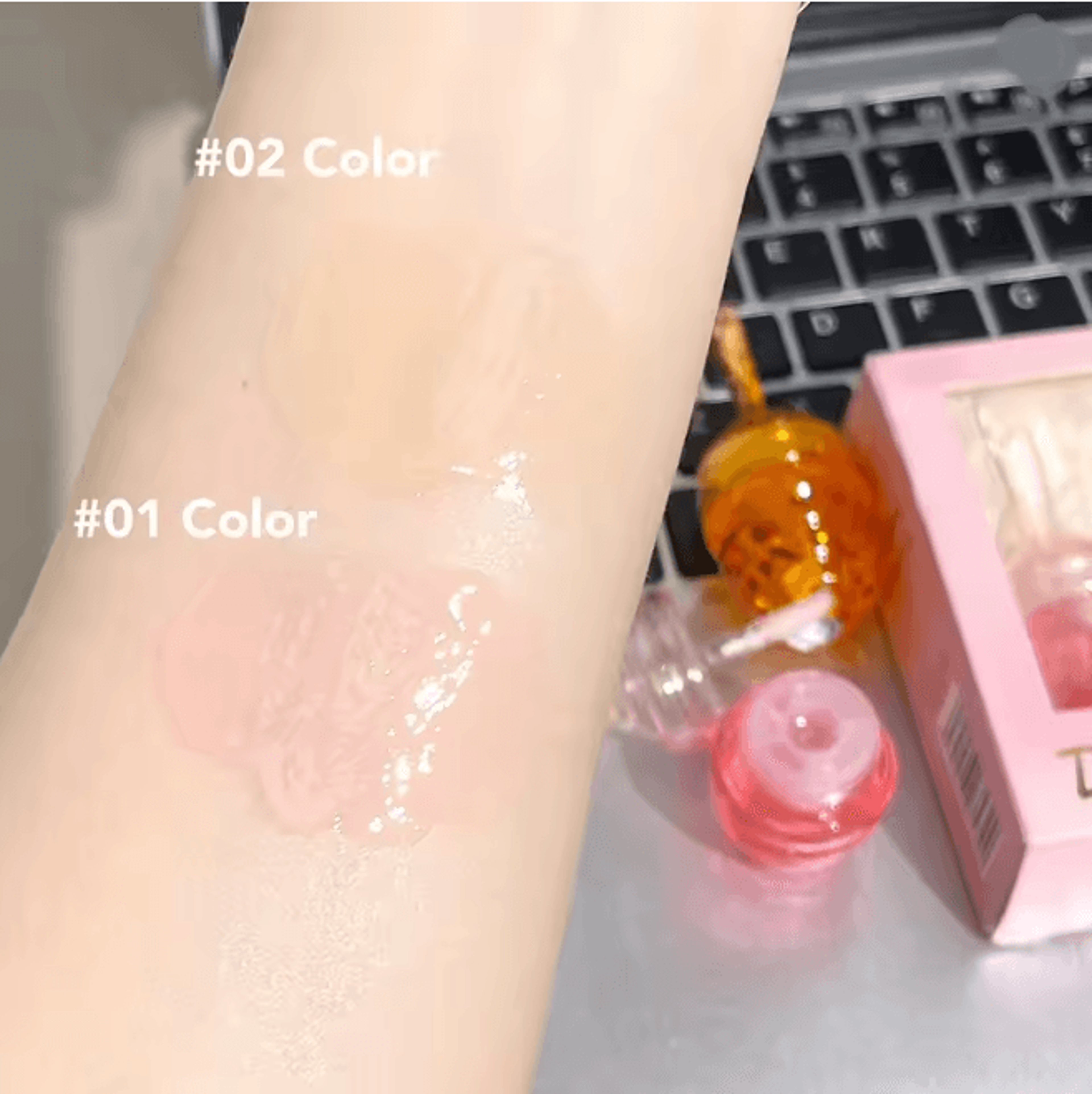 HoneyGlow Moisturizing Lip Oil Hydrating Gloss Balm 3