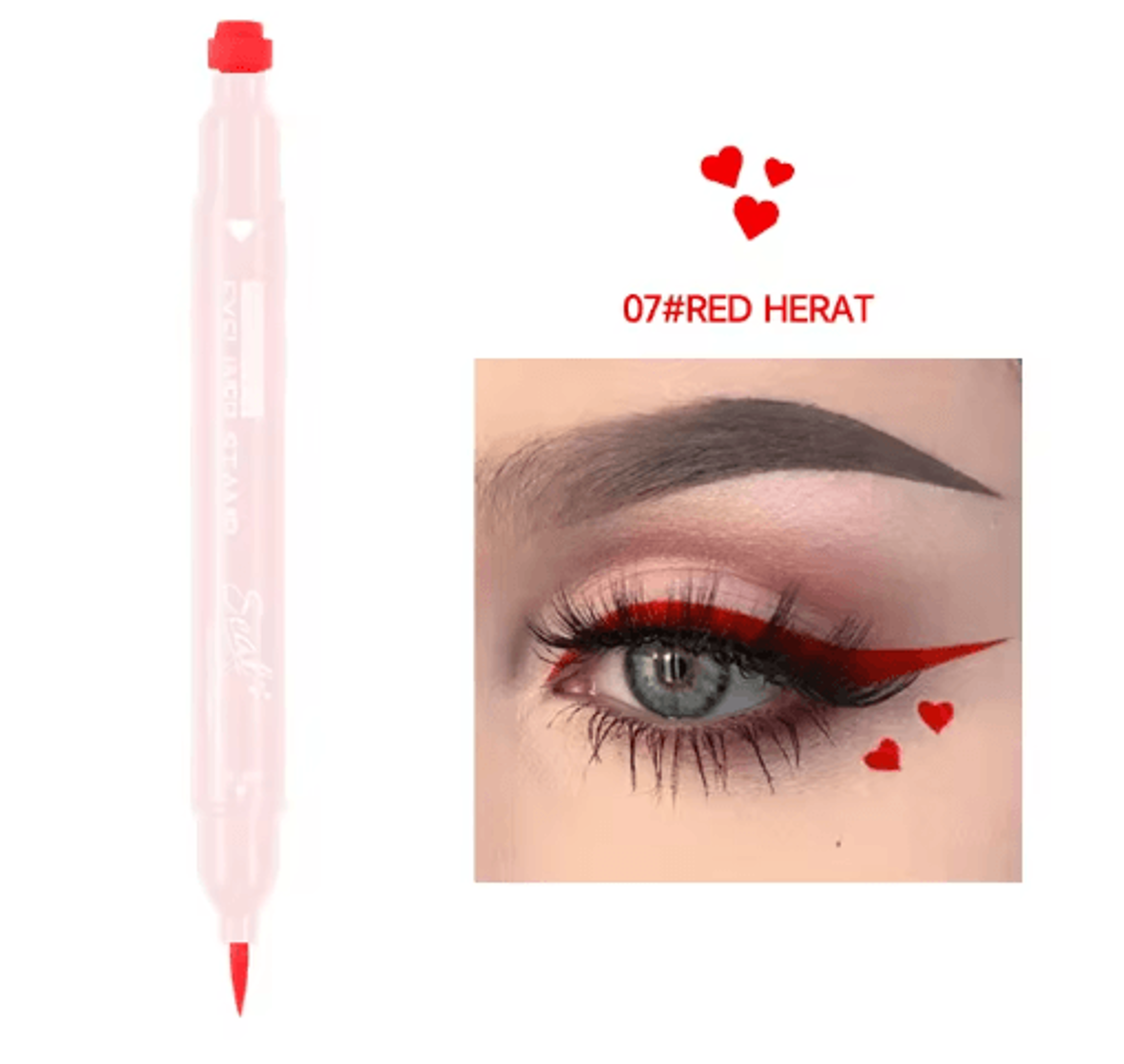 Star Stamp Liquid Eyeliner Waterproof Long Lasting Black 9