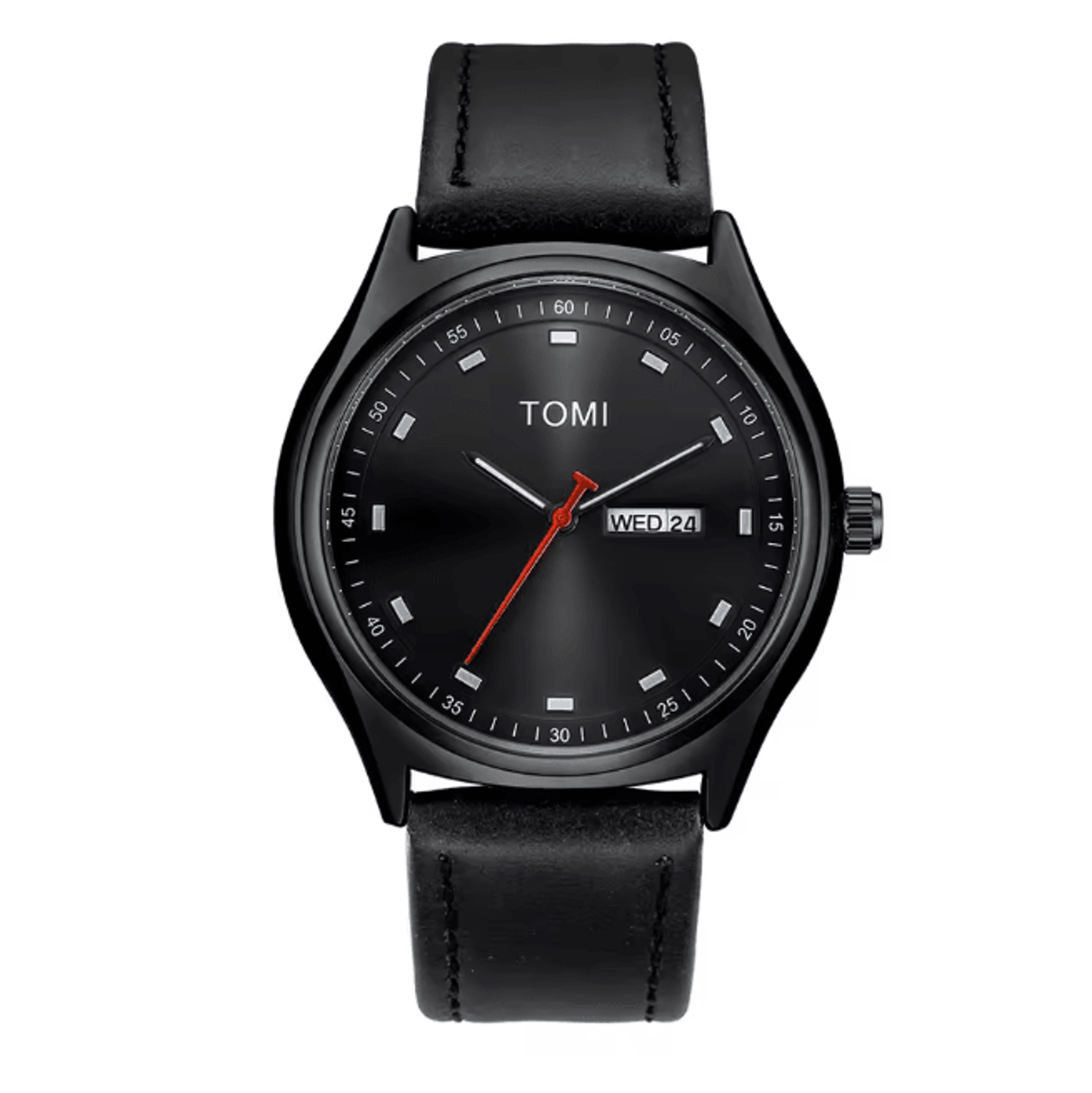 TOMI Minimalist Quartz Watch Business Casual Calendar Style 8