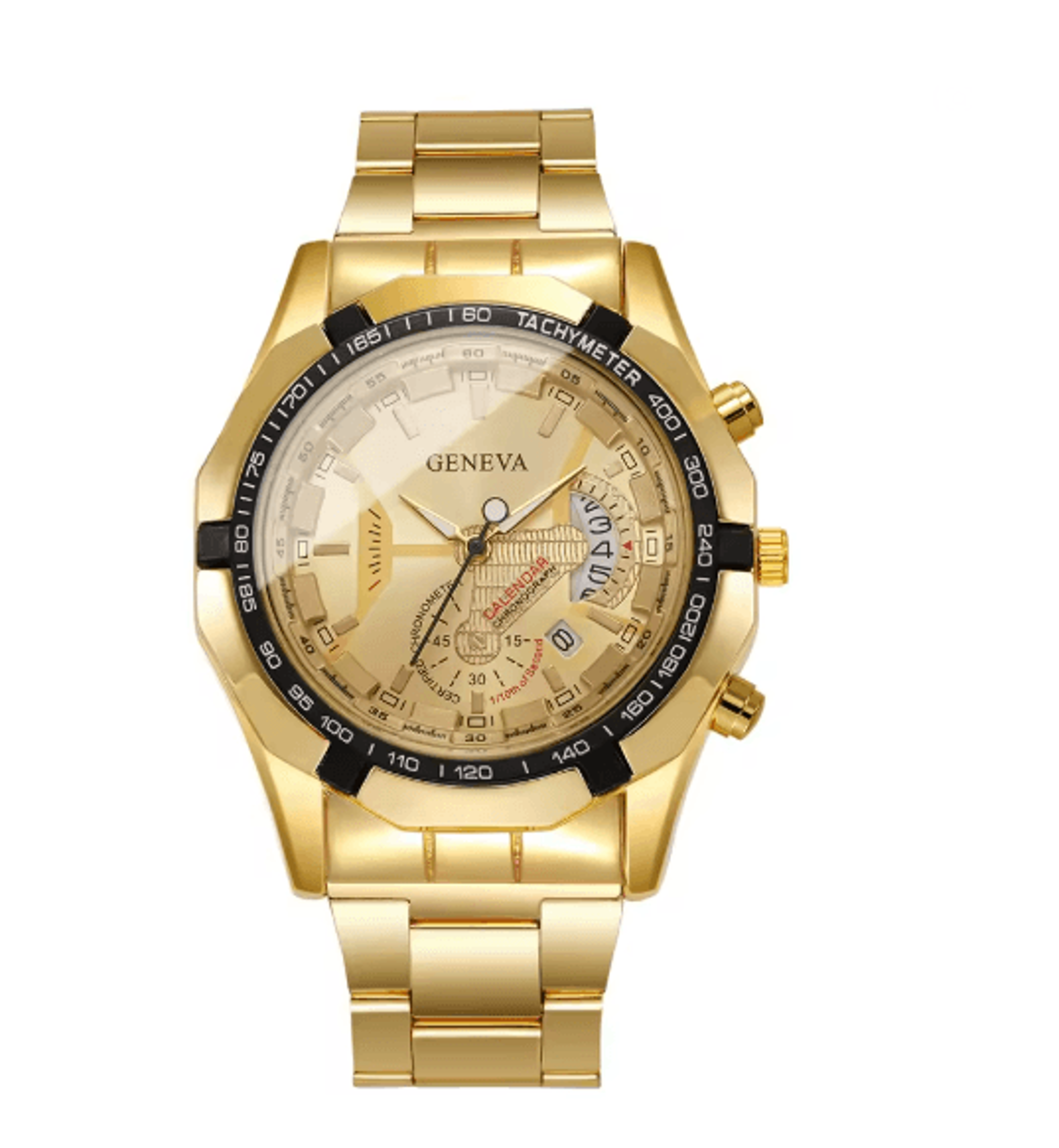 Luxury Large Dial Mens Quartz Watch Business Calendar Style 3