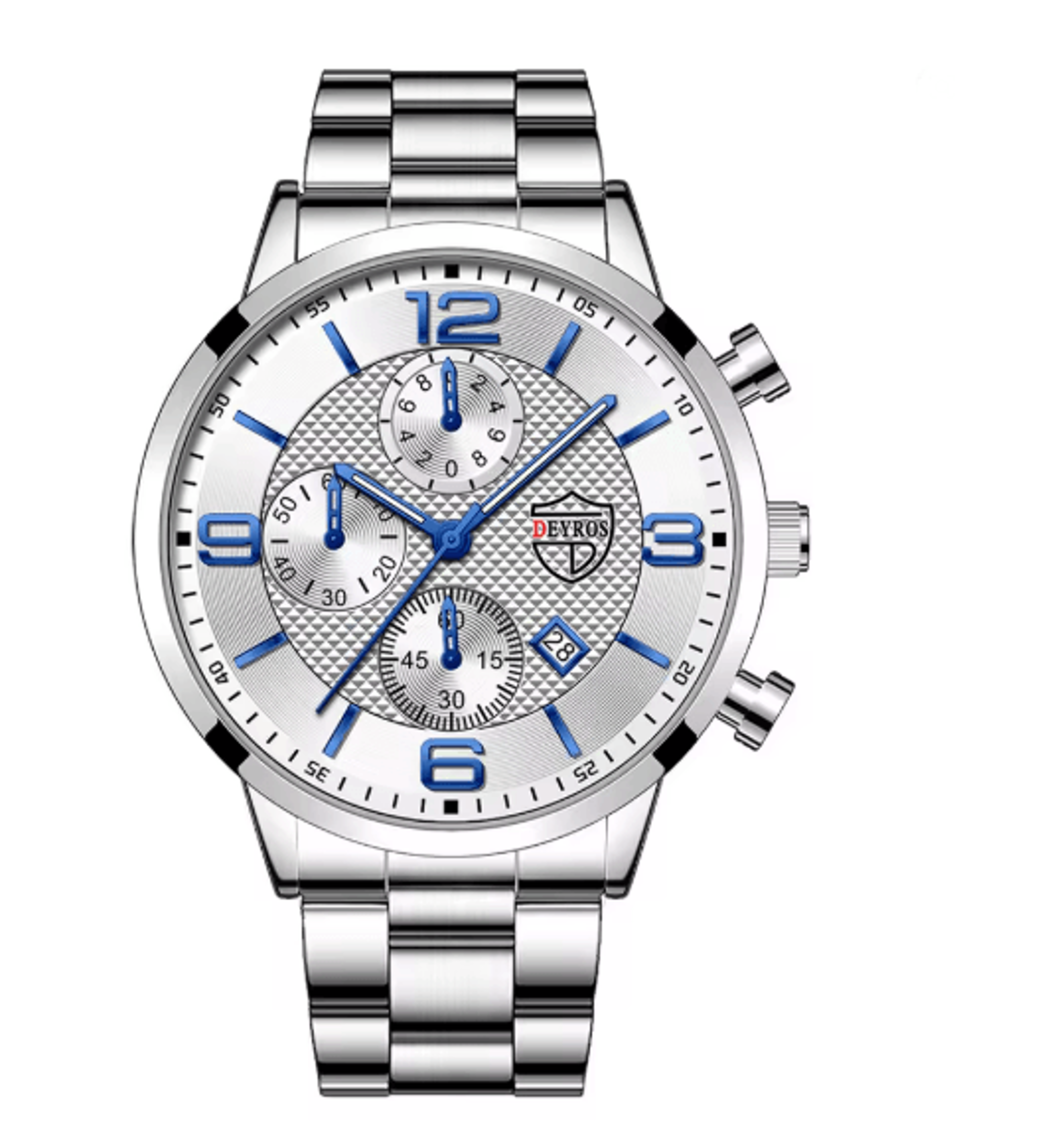 Luxury Mens Business Quartz Watch Luminous Calendar Style 4