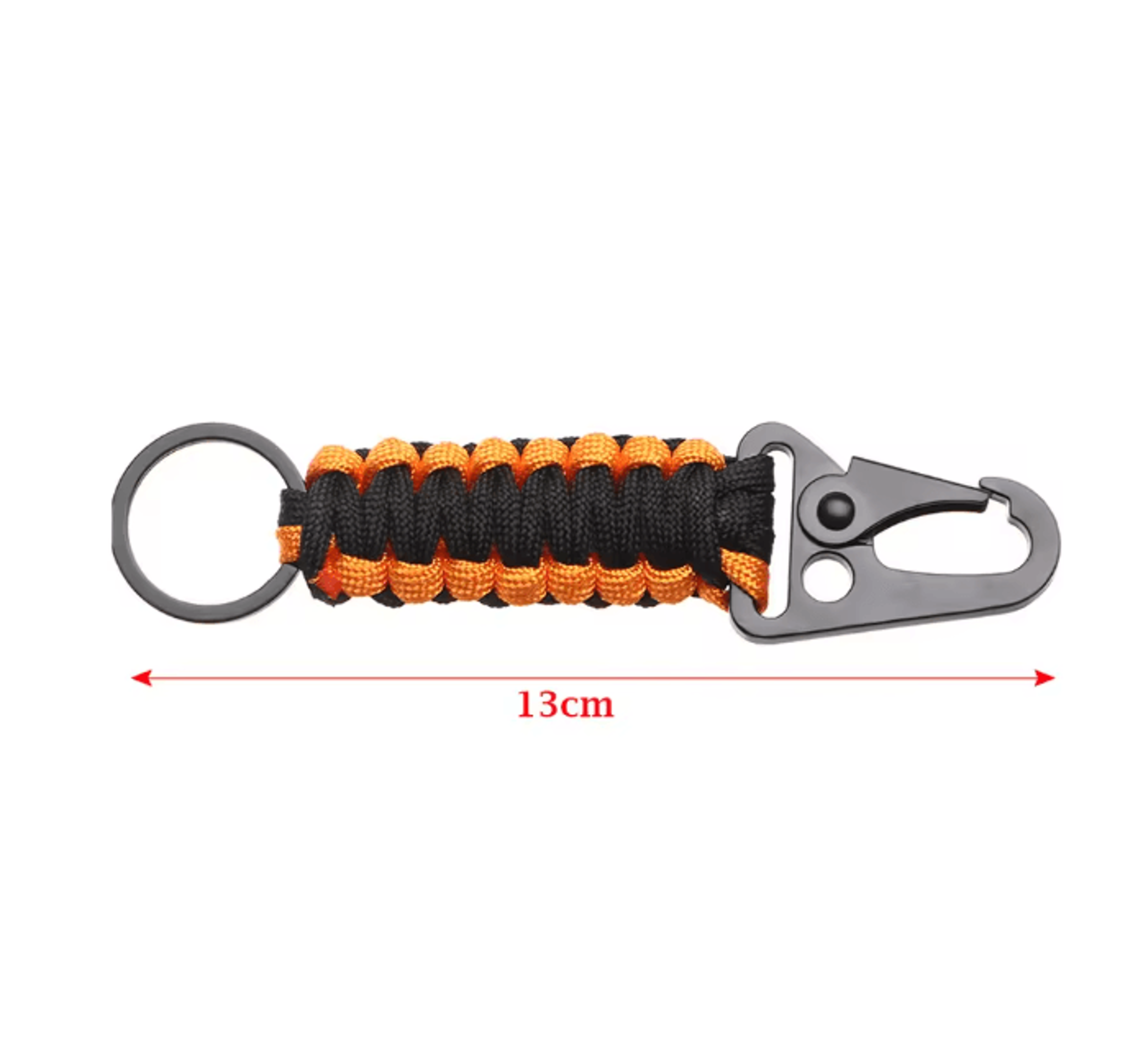 Outdoor Keychain Ring Camping Carabiner Military Paracord Cord Rope Camping Survival Kit Emergency  3
