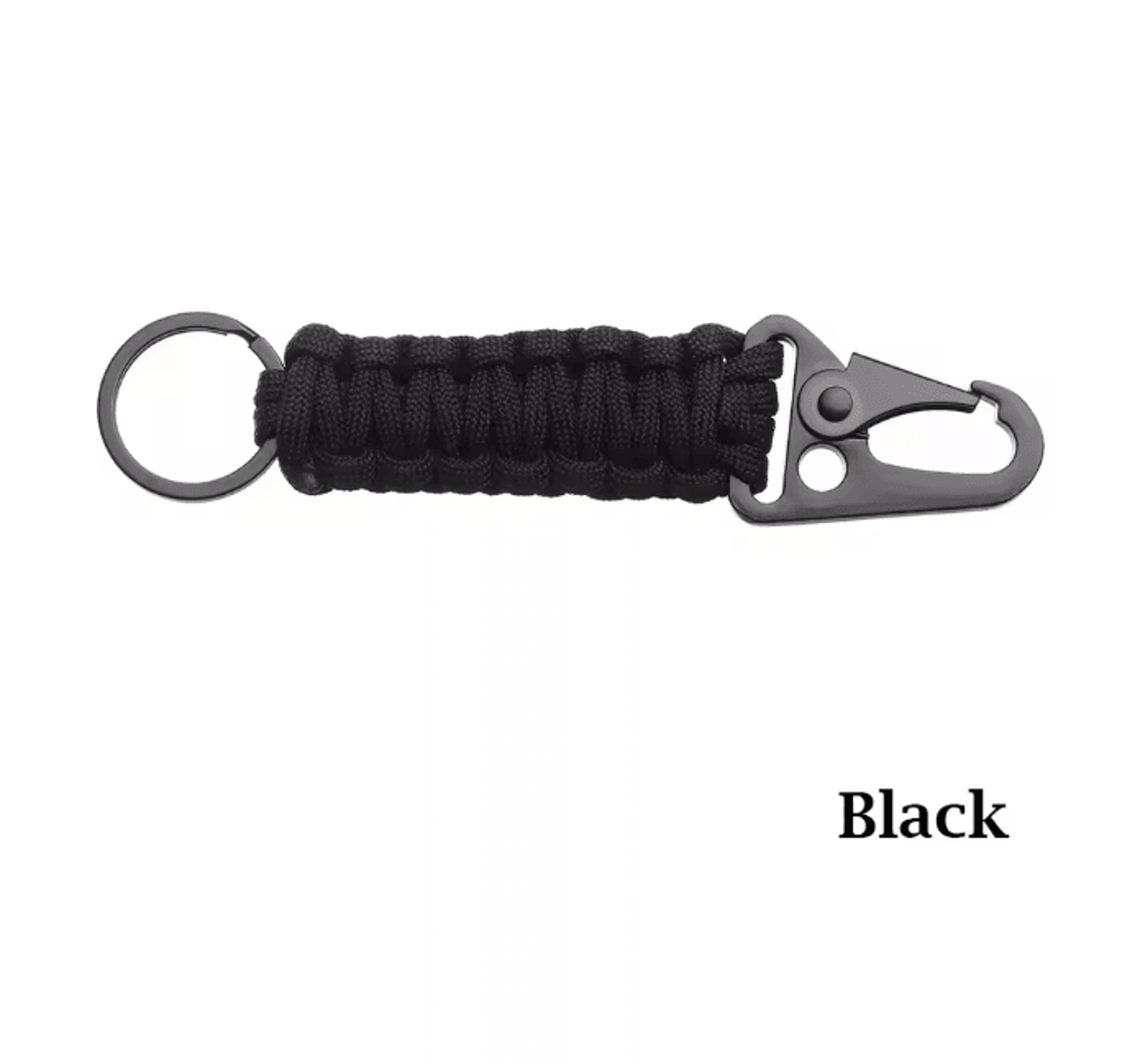 Outdoor Keychain Ring Camping Carabiner Military Paracord Cord Rope Camping Survival Kit Emergency  4