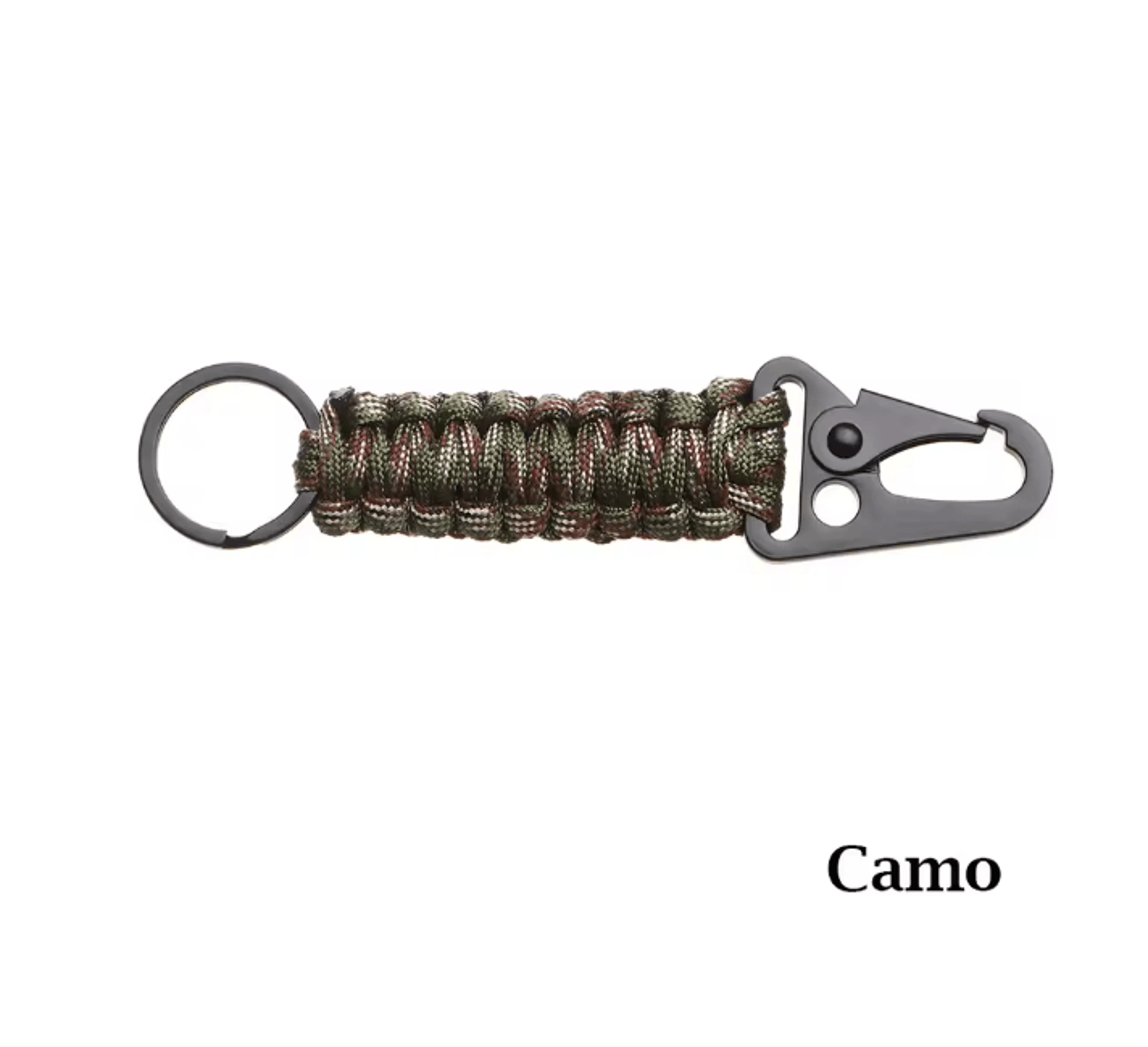 Outdoor Keychain Ring Camping Carabiner Military Paracord Cord Rope Camping Survival Kit Emergency  7