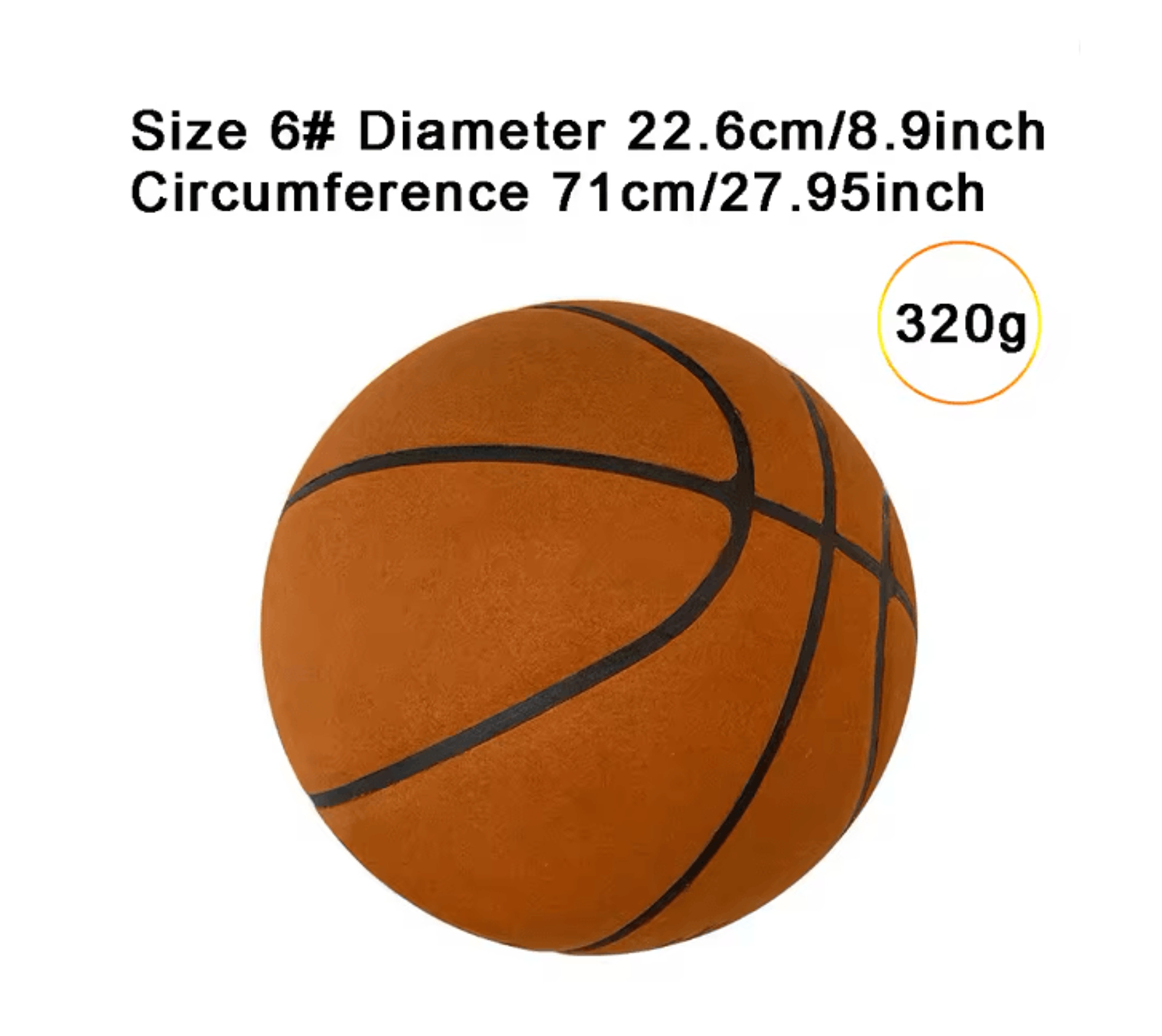 Silent Dribble Training Basketball Quiet Indoor Practice Ball 7