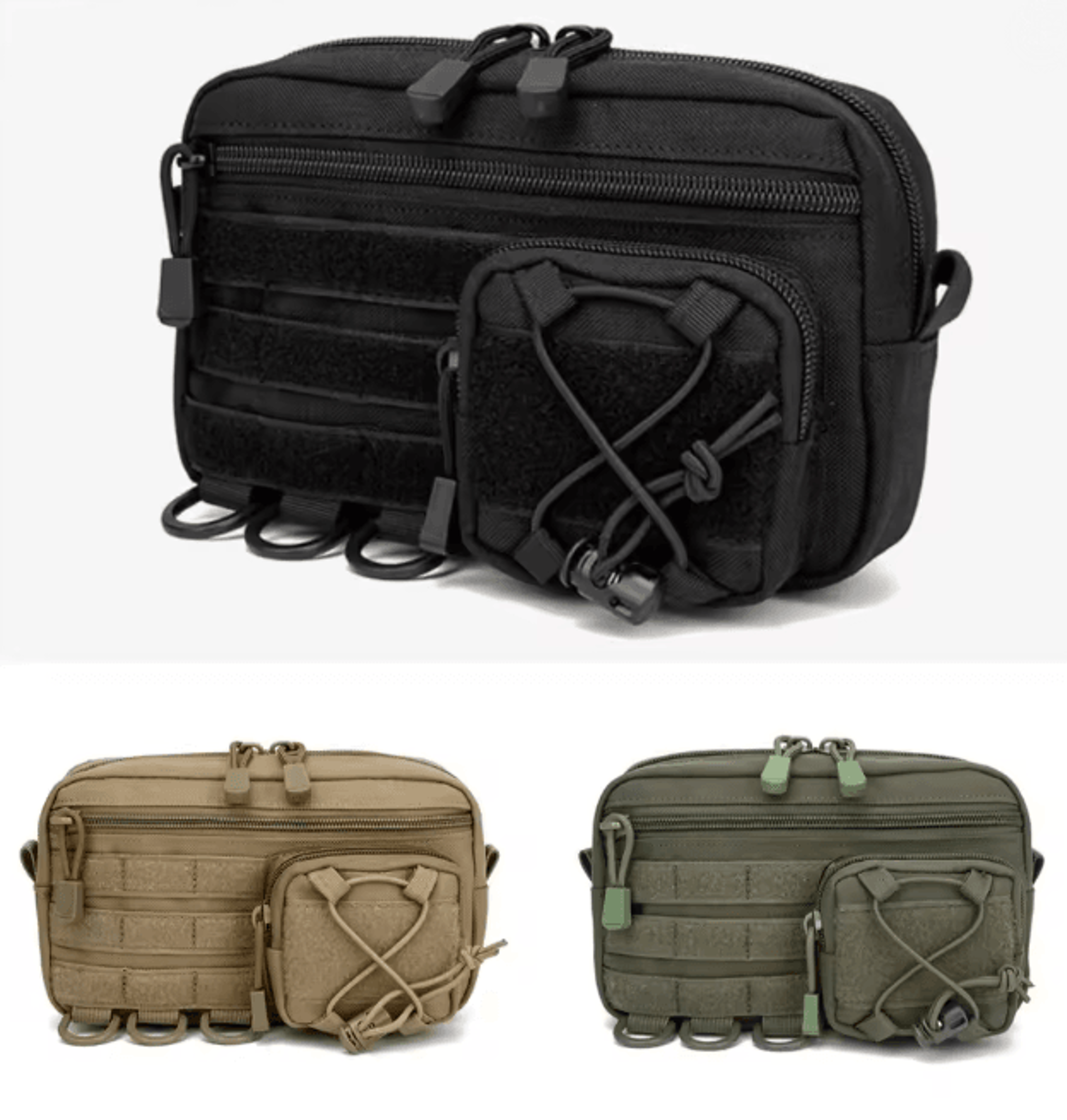 Tactical EDC Molle Organizer Pouch 1000D Utility Waist Pack 0