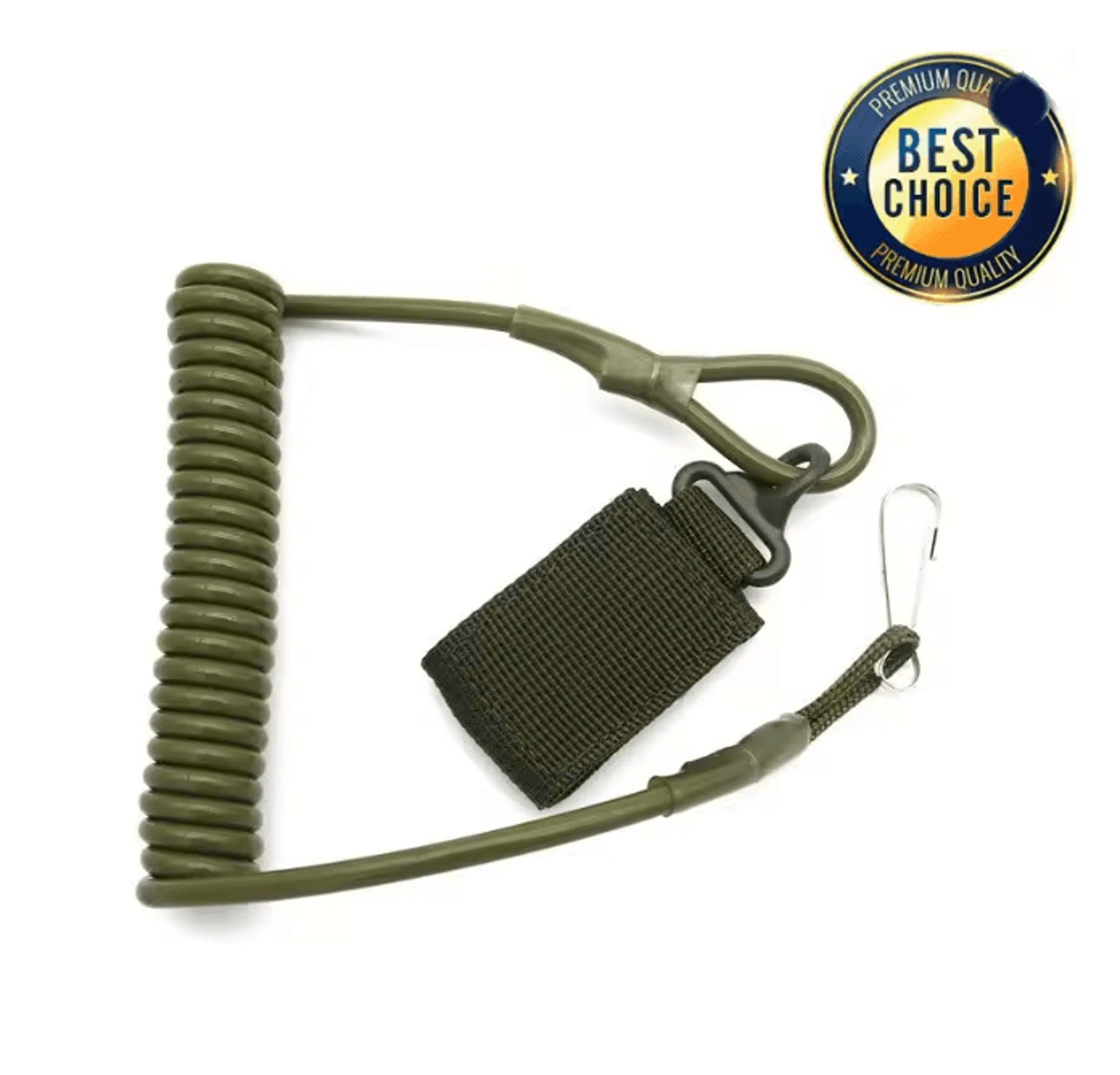 Tactical Elastic Safety Lanyard Anti Lost Gear Retention Rope 10