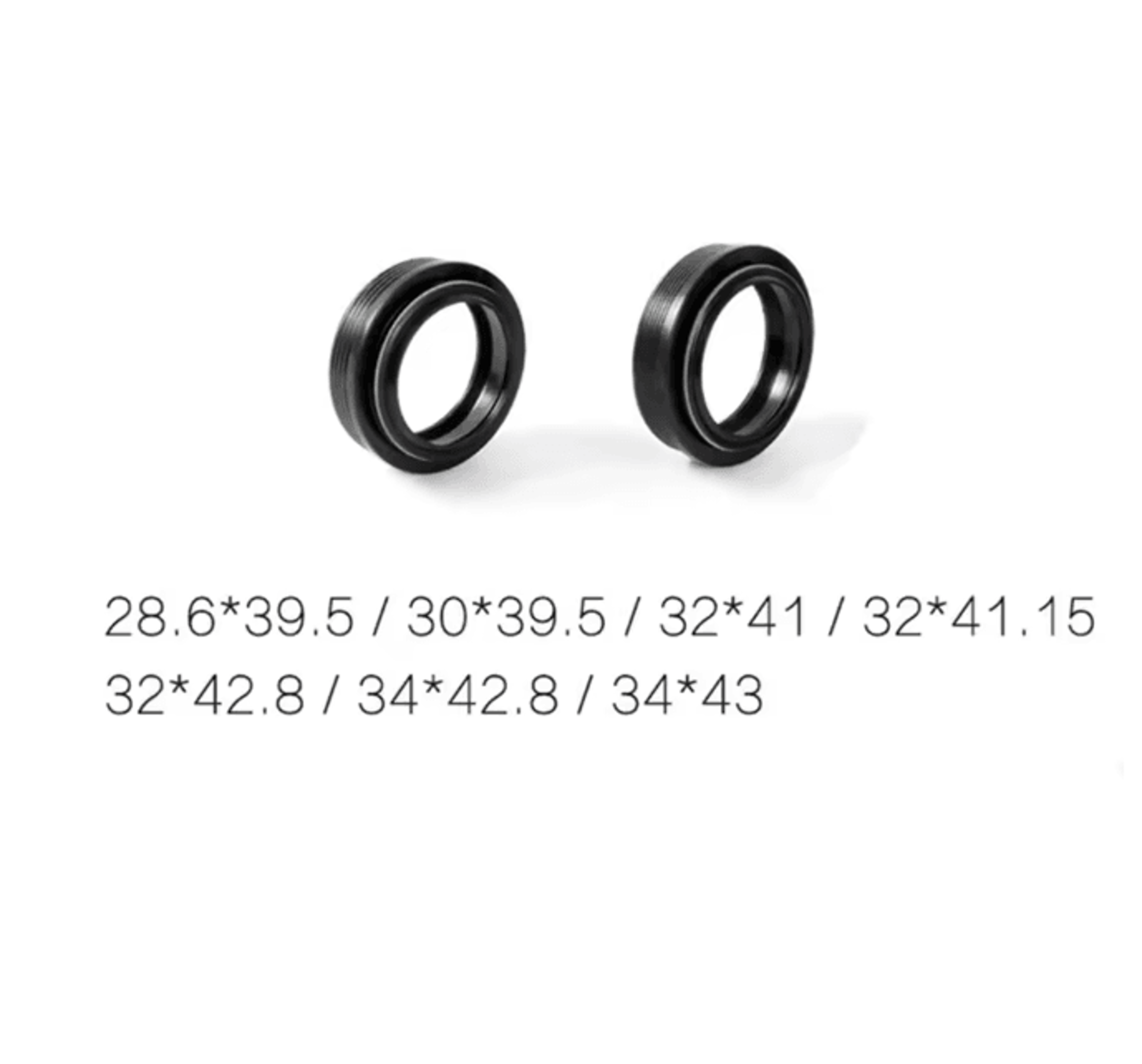 Bicycle Front Fork Dust Seal Set Bike Oil Wiper Replacement 8