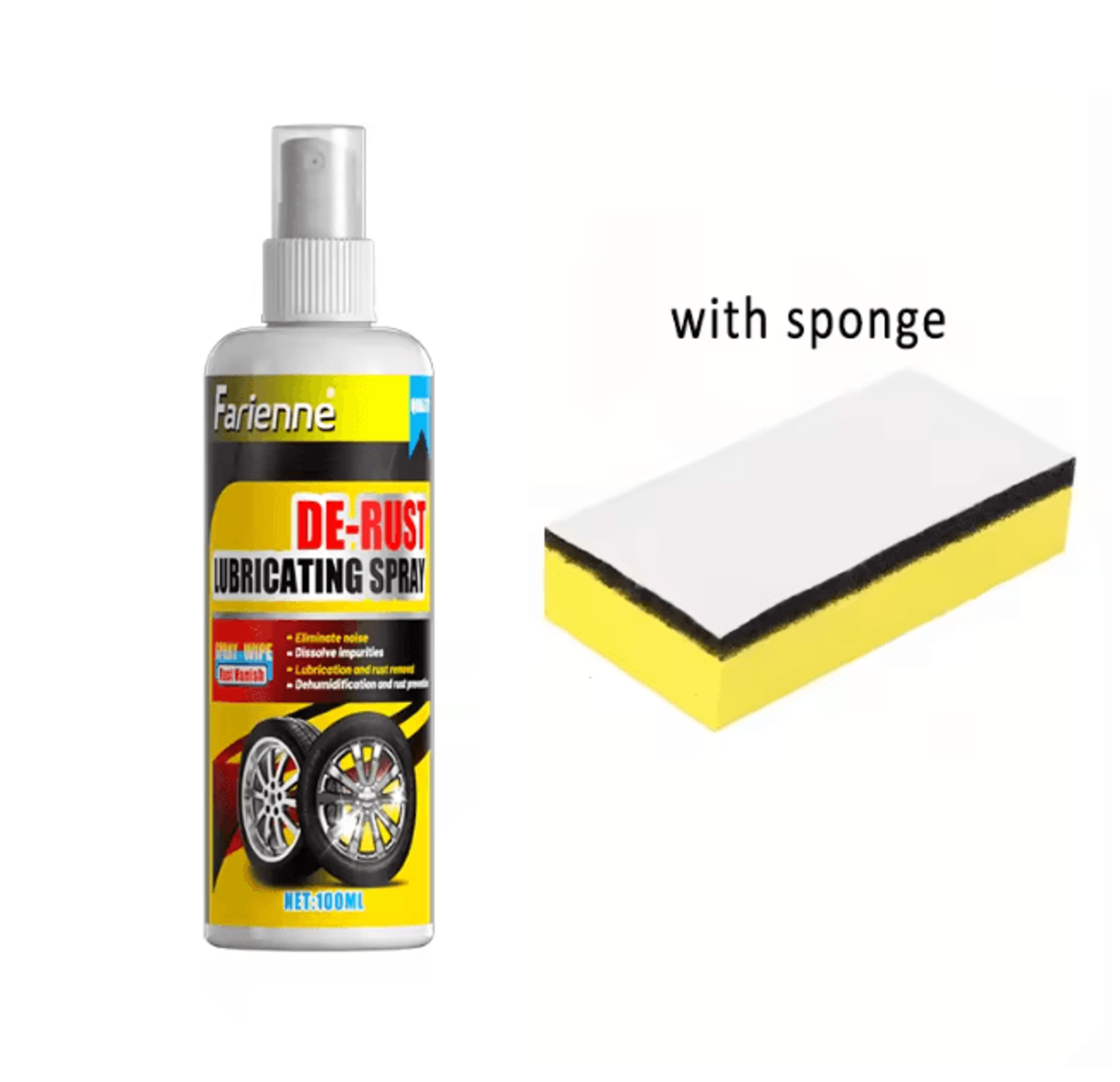 RustRevive Universal Rust Remover Spray For Car Wheels And Metal Surfaces 4