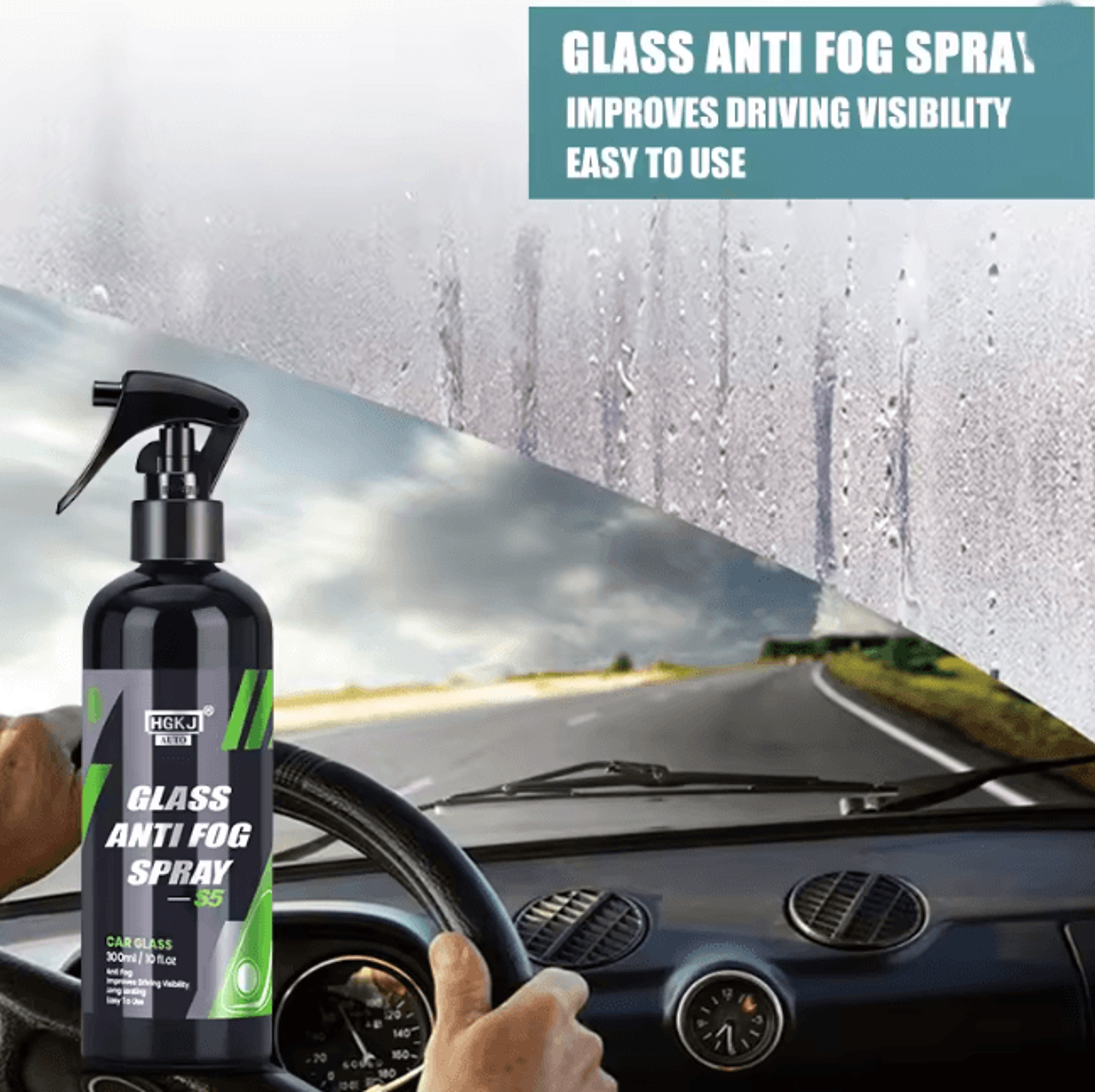 ClearShield Car Window Anti Fog Spray Rainproof Windshield Glass Treatment 0