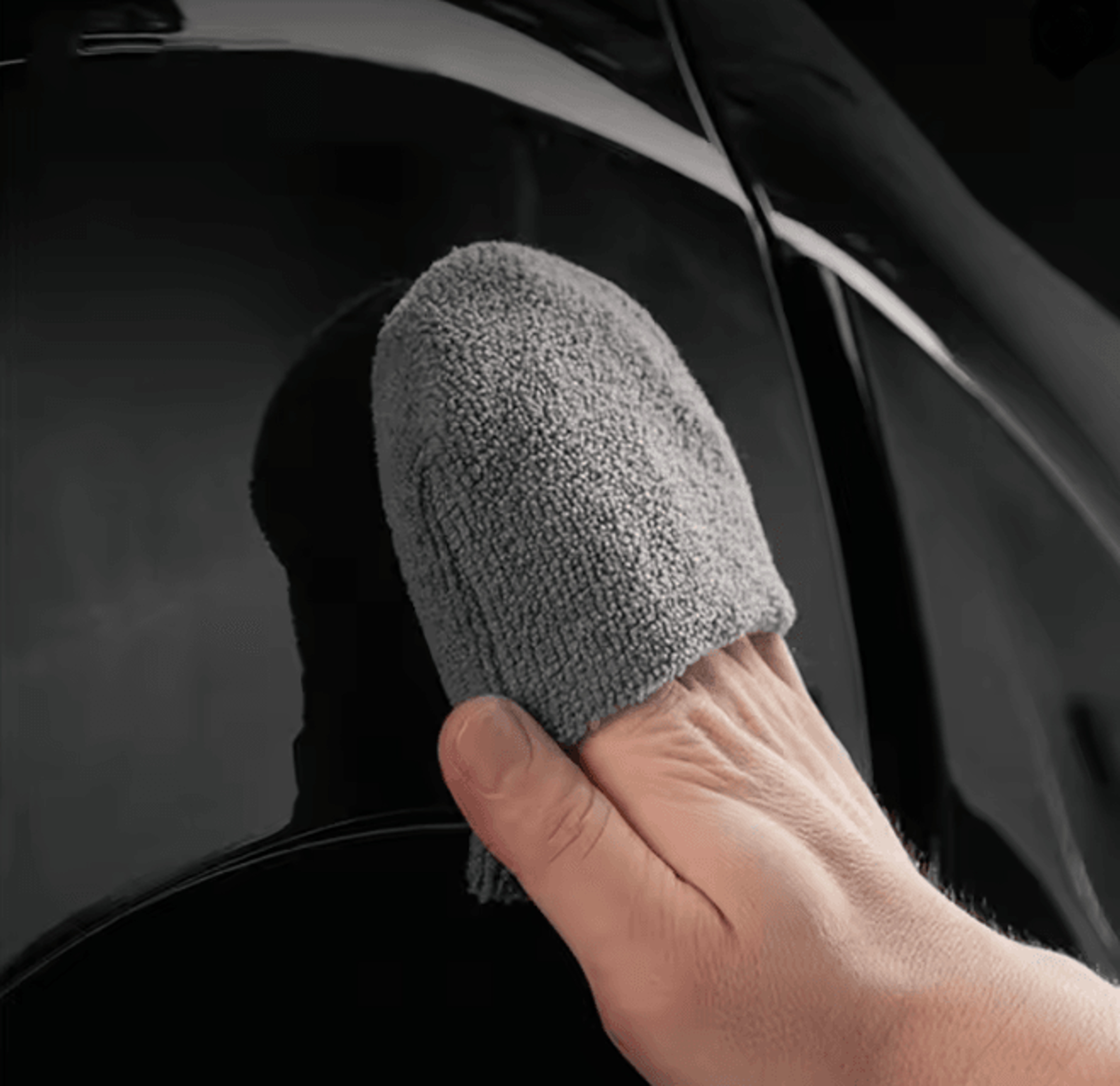 SoftTouch Microfiber Car Wax Applicator Mitts Polishing Sponge Pads 1