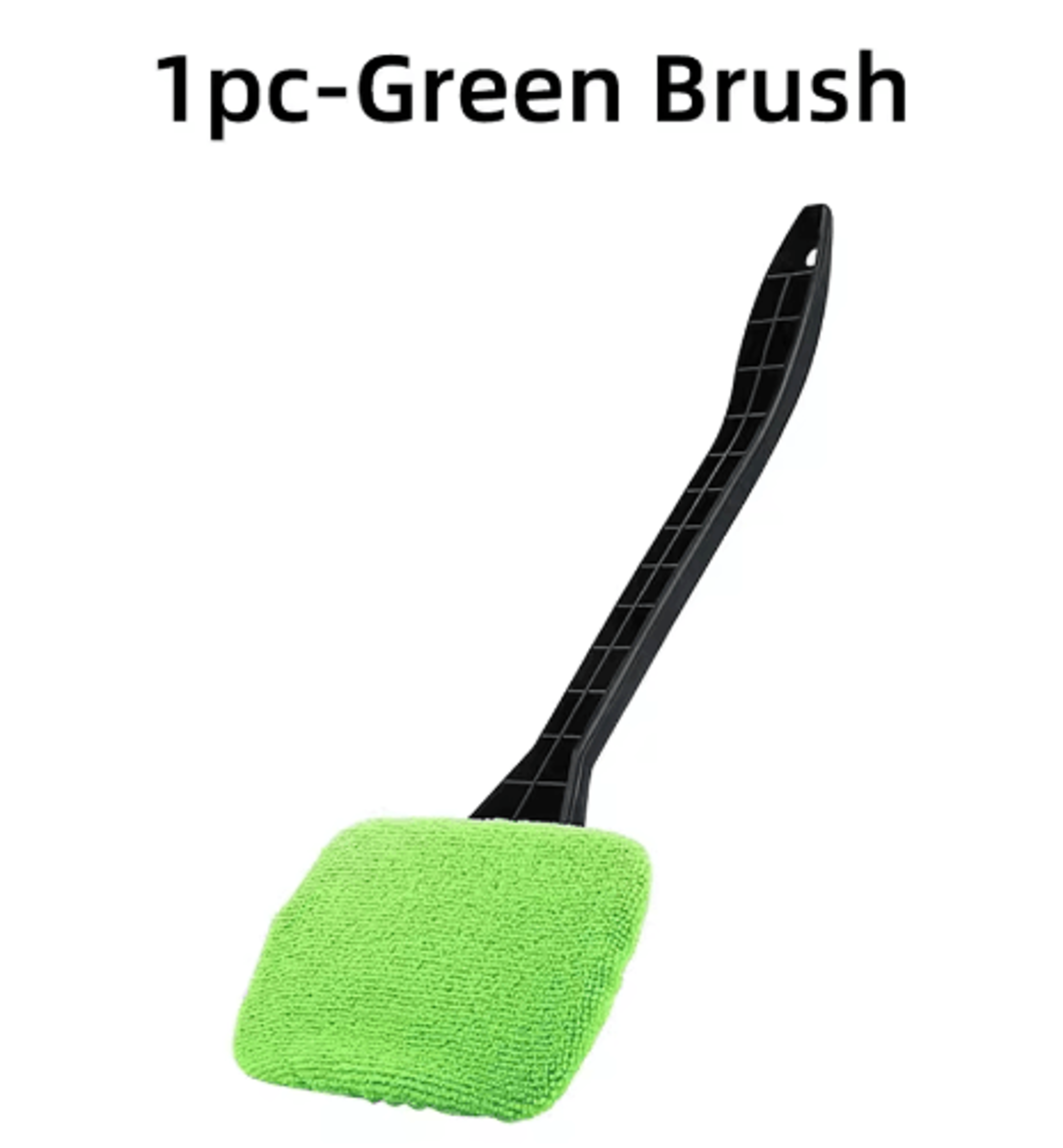 Windshield Cleaning Tool With Microfiber Pad Long Handle Car Window Cleaner 4