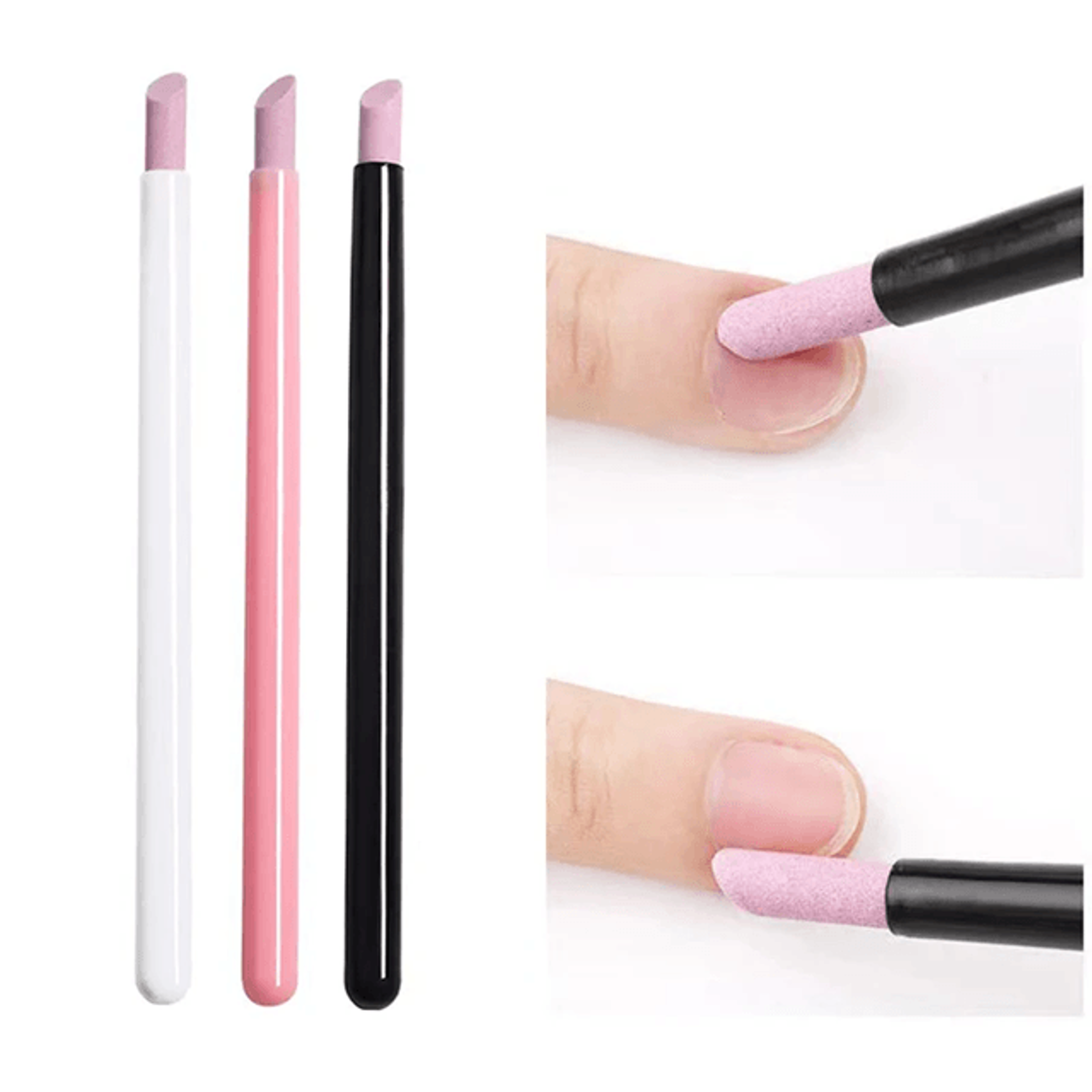 Quartz Nail Cuticle Grinding Pen Manicure Dead Skin Remover Tool 1