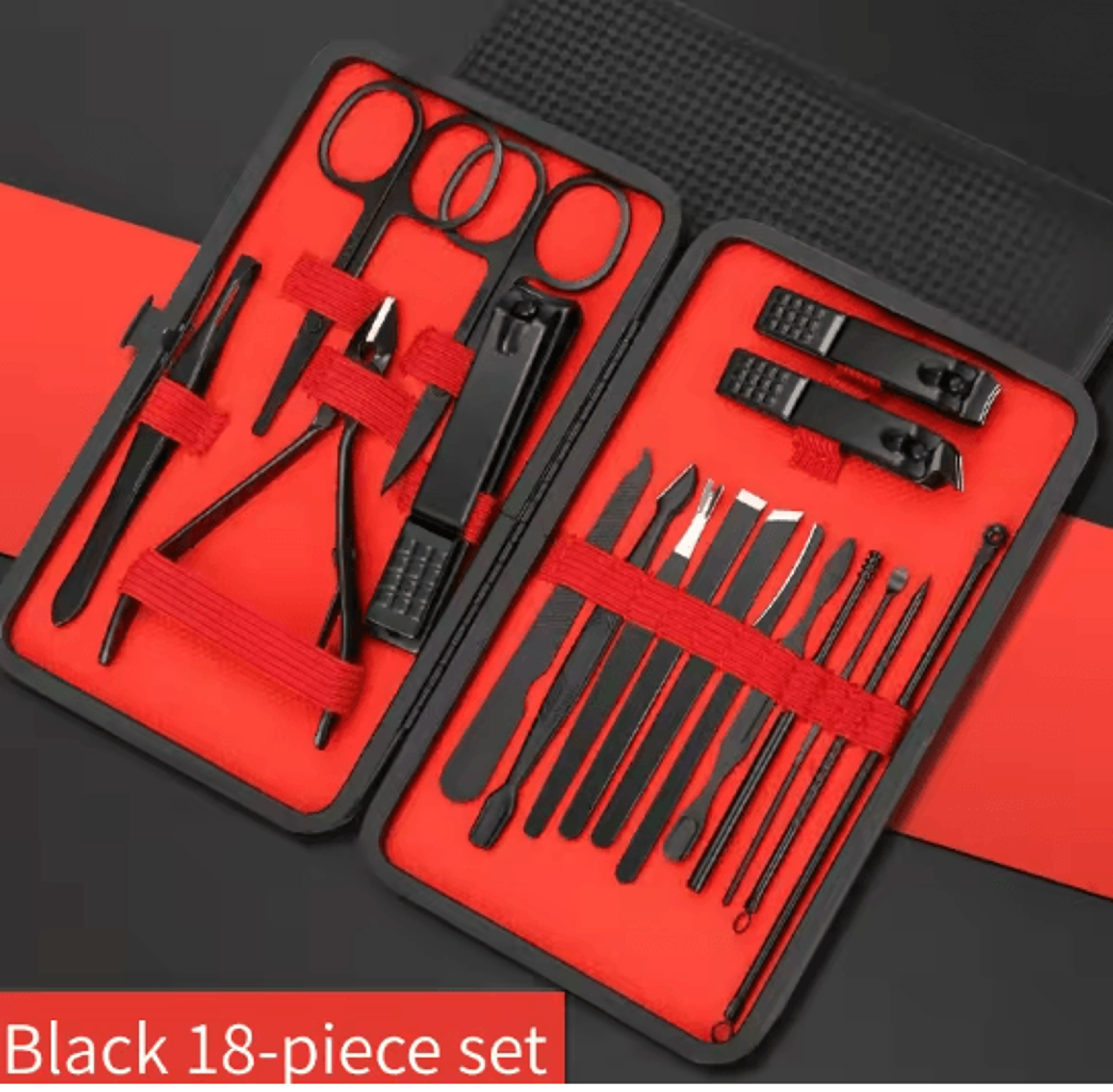Nail Clipper Set Manicure Pedicure Grooming Tool Kit 9