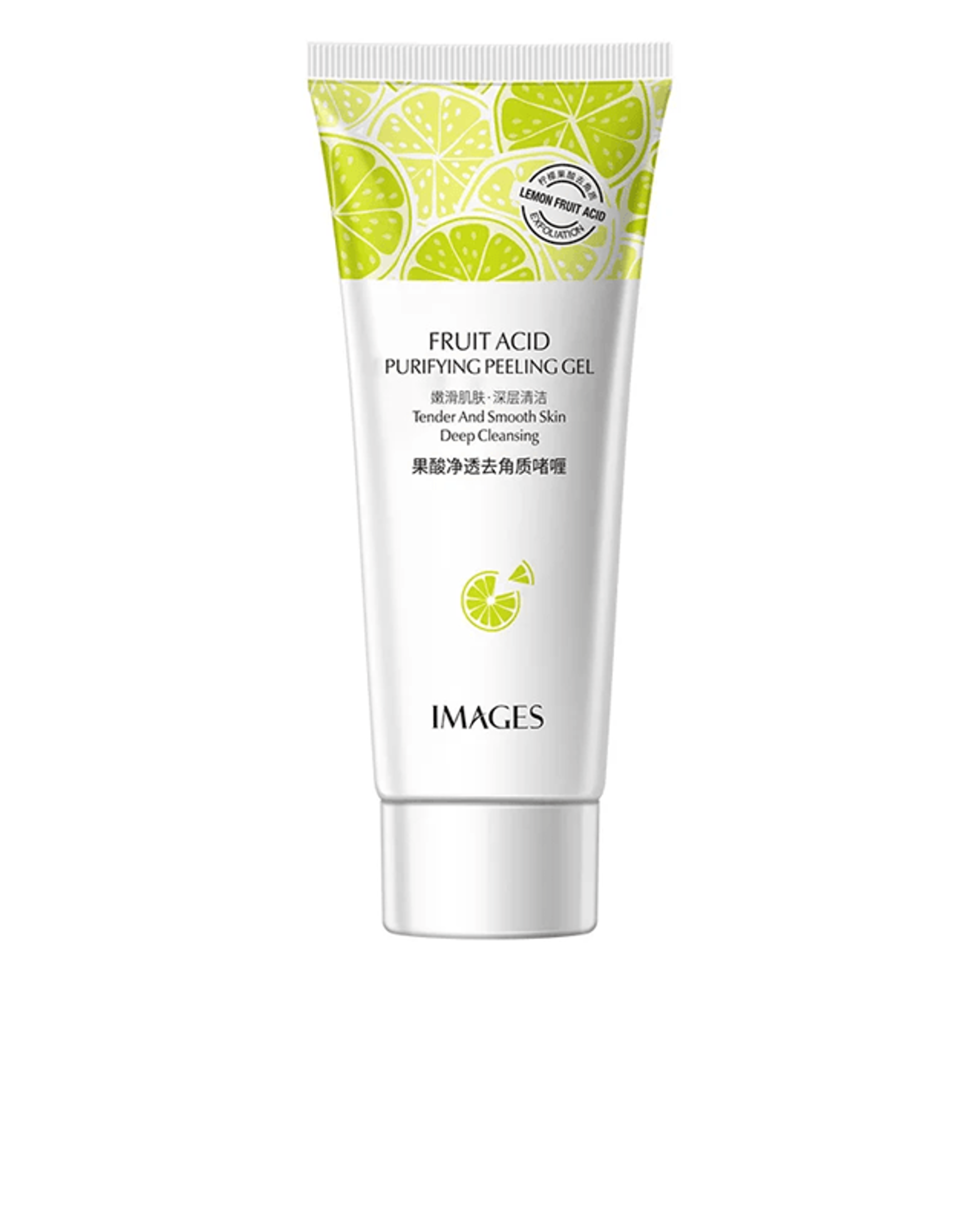 Natural Fruit Acid Peeling Gel Gentle Facial Exfoliating Cleanser 4