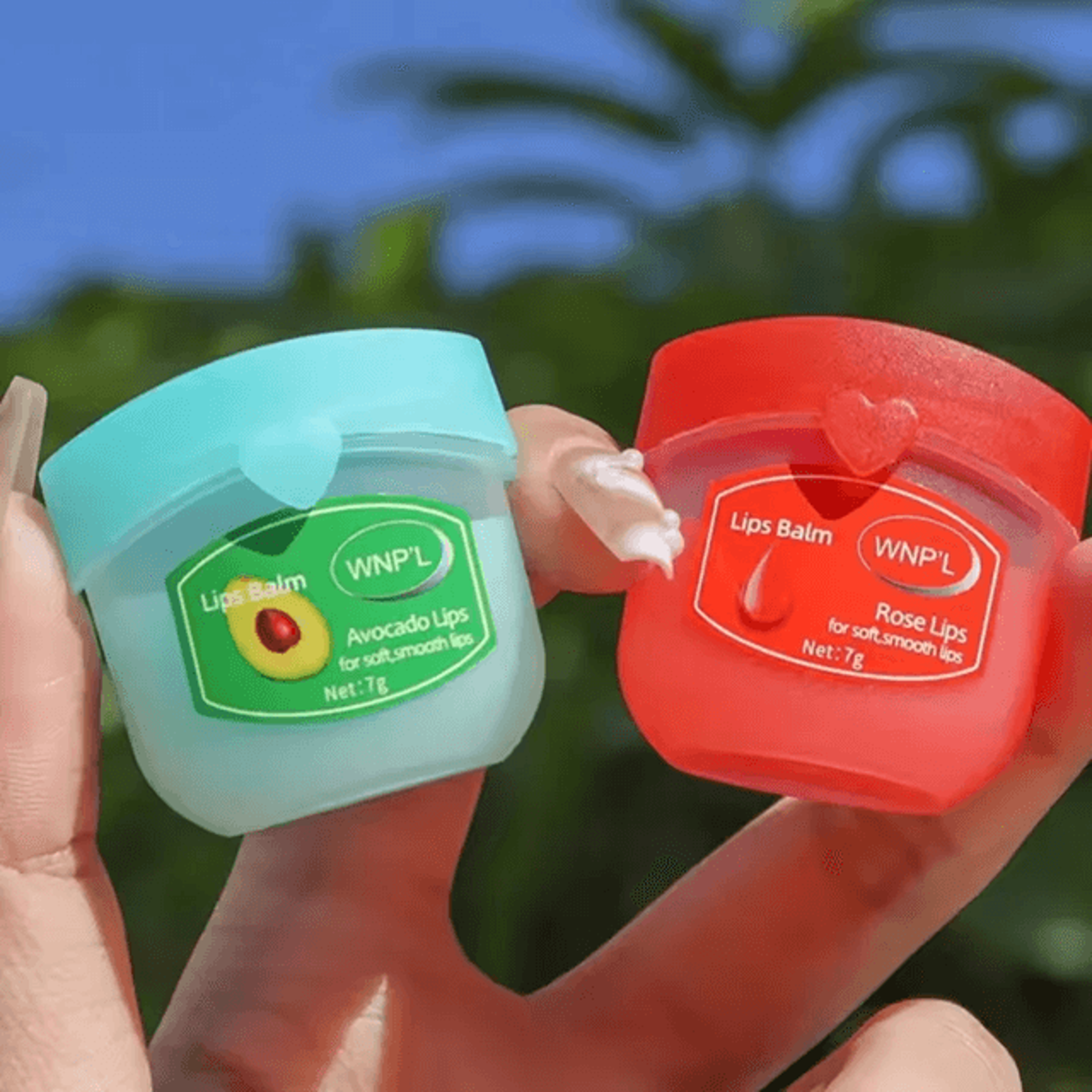 Fruit Lip Balm Set Moisturizing Non Sticky Lip Care Collection 0