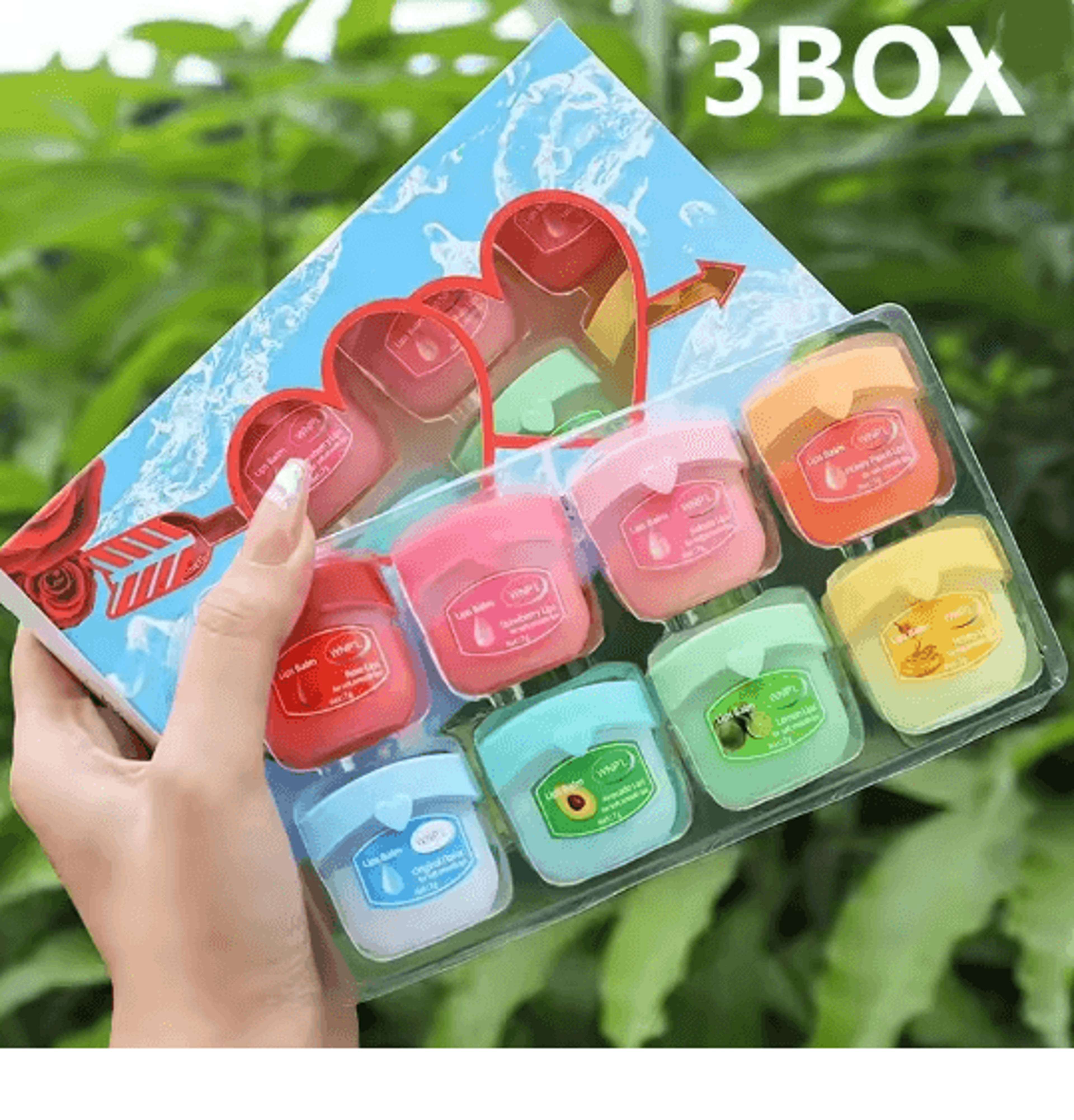 Fruit Lip Balm Set Moisturizing Non Sticky Lip Care Collection 11