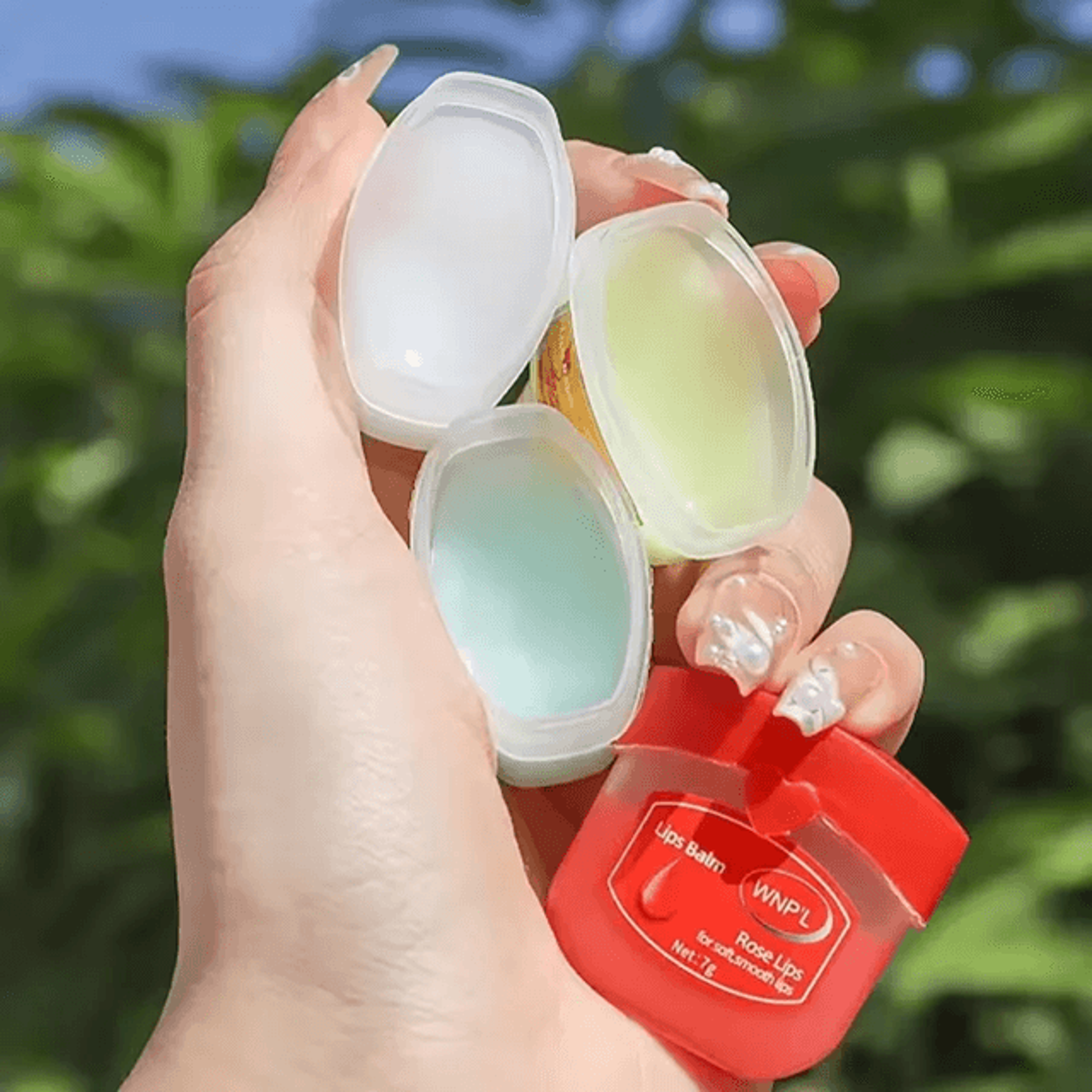 Fruit Lip Balm Set Moisturizing Non Sticky Lip Care Collection 1