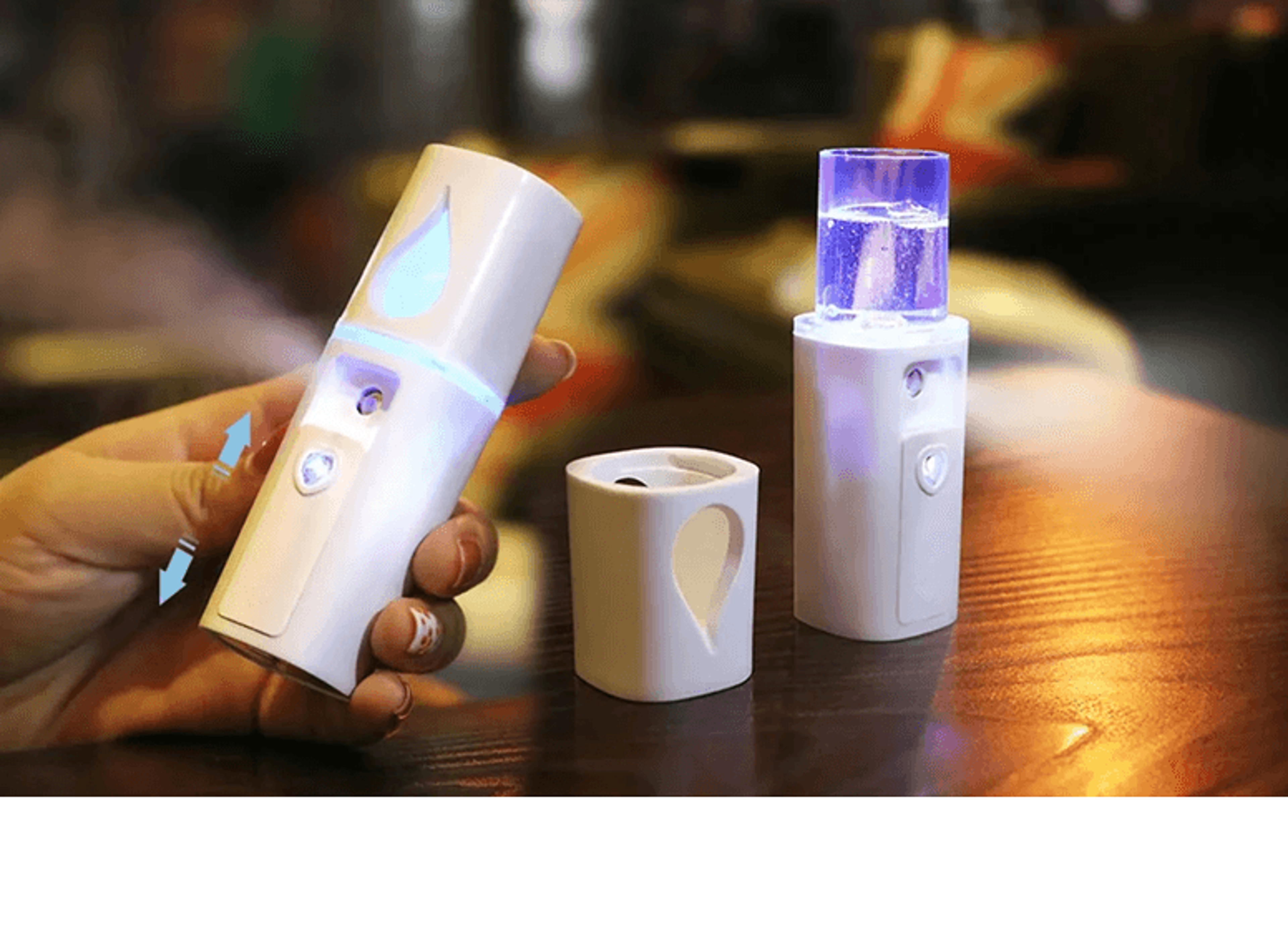 Nano Facial Steamer Mist Spray USB Rechargeable Face Hydration Tool 2