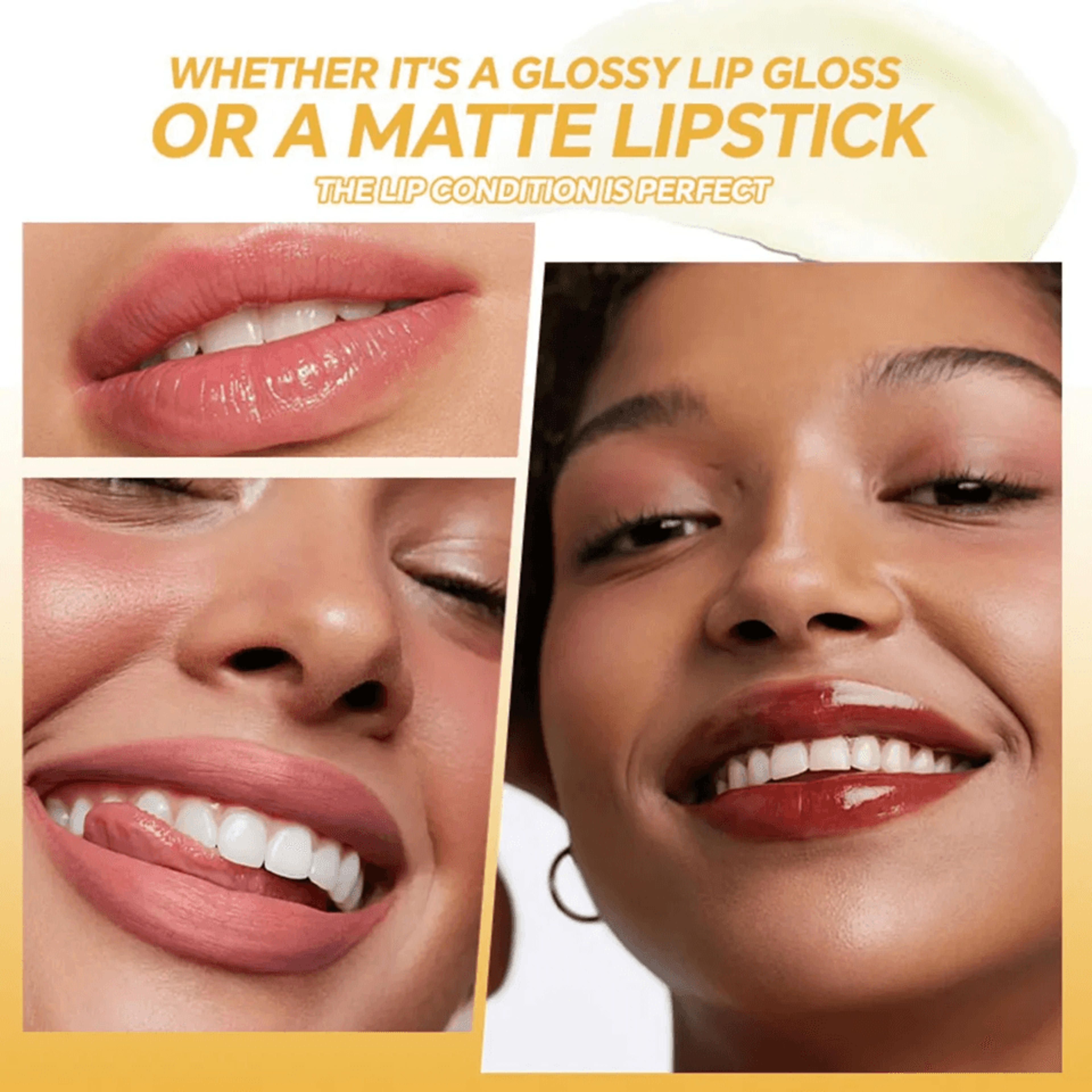 Natural Lip Balm Set Moisturizing Lip Care Base 3 Piece 3