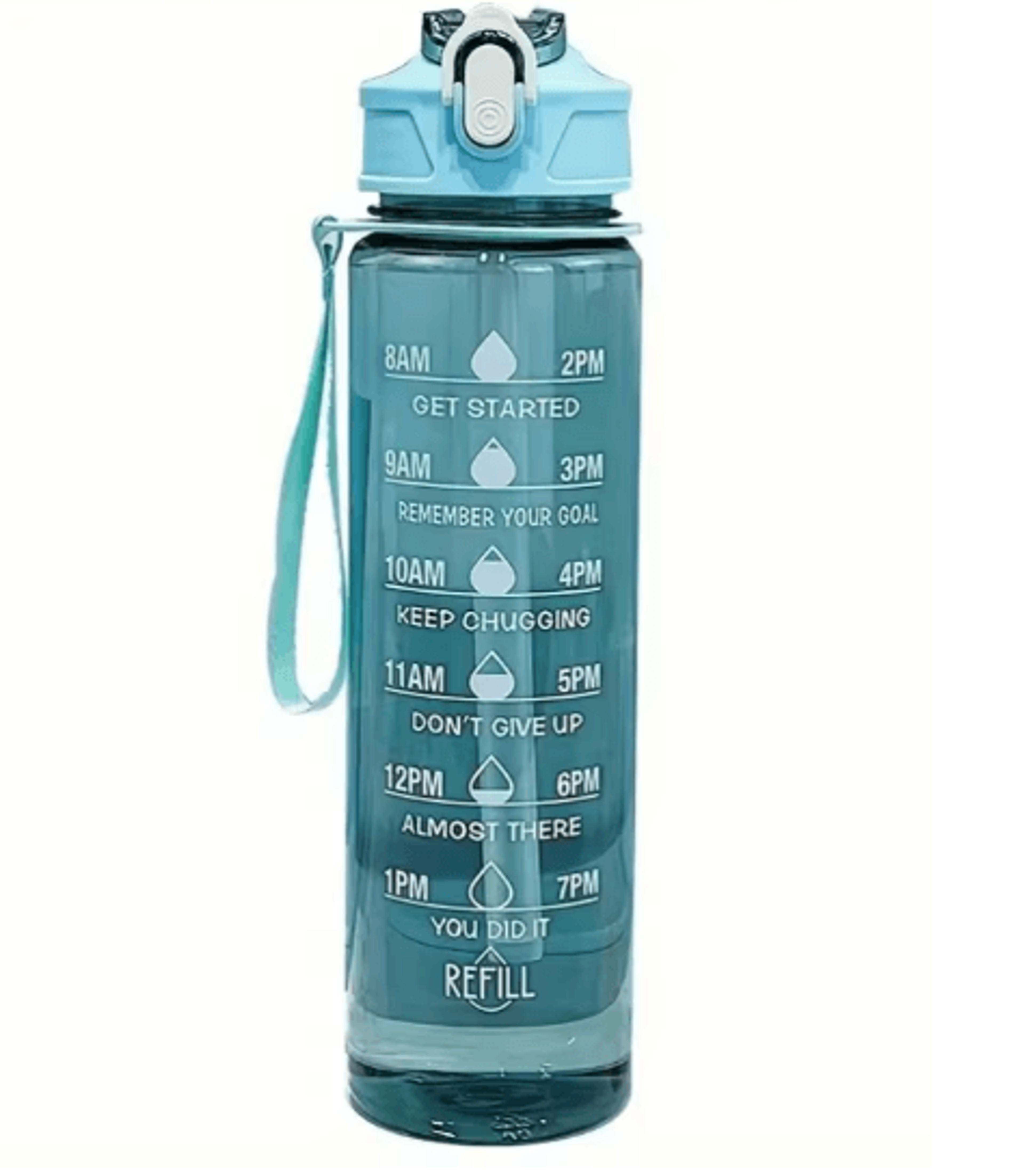 Large Capacity Sports Water Bottle Leak Proof Fitness Travel Drink Bottle 4