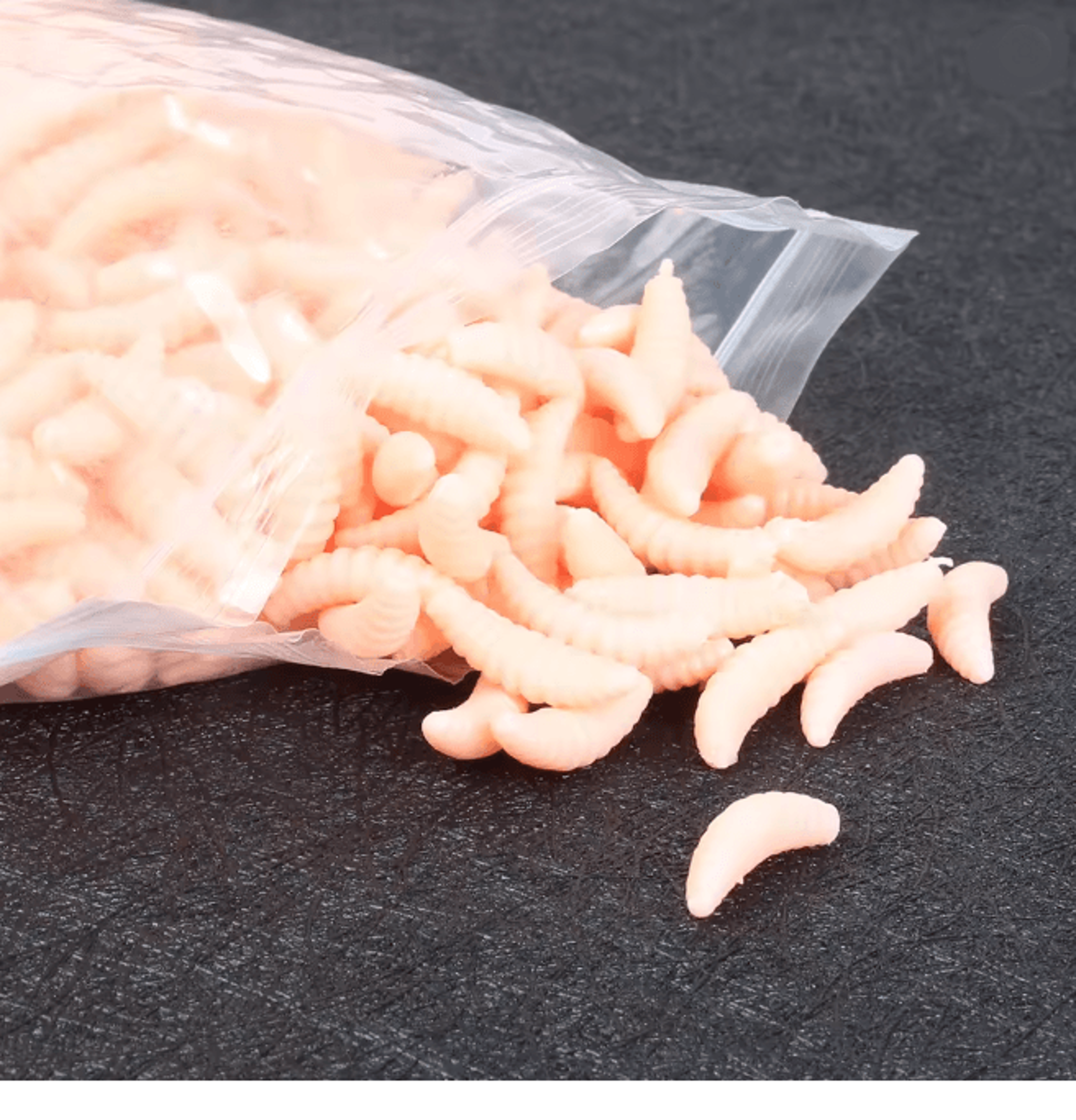 Soft Fishing Worm Bait Set Realistic Lifelike Soft Lures 50 Pack 3
