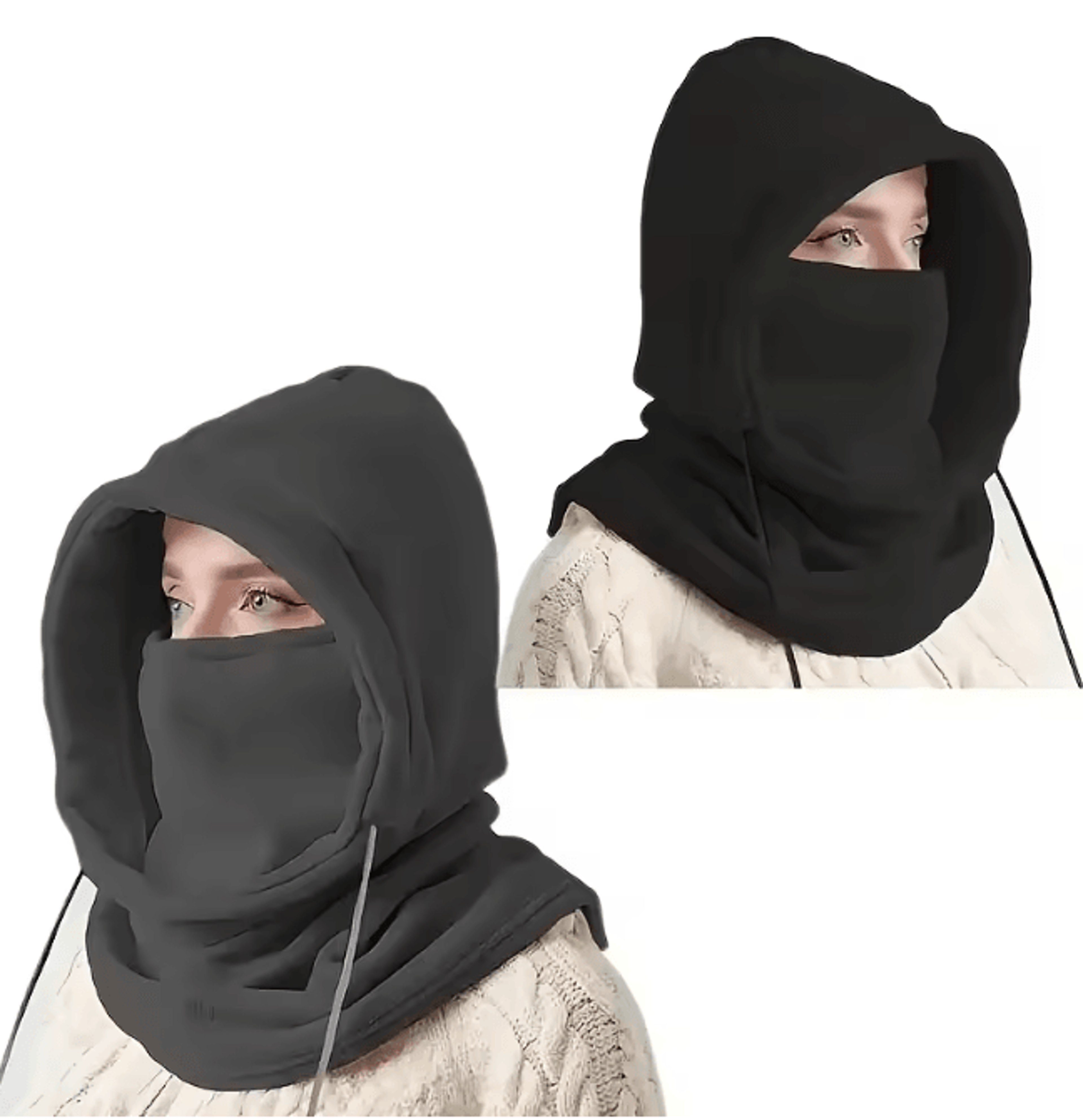 Winter Knit Balaclava Hood Windproof Warm Face Cover 0