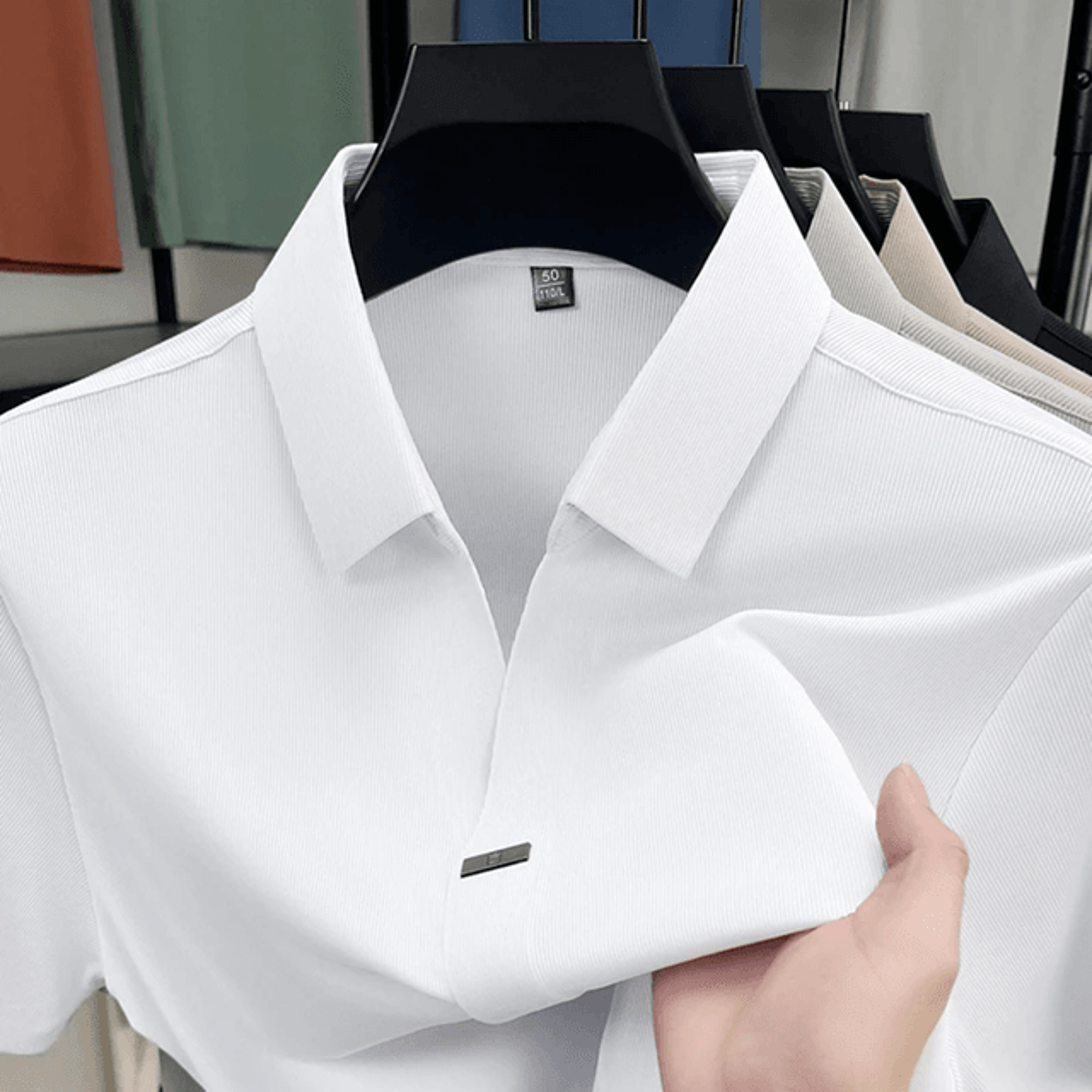 Everyday Comfort Mens Polo Shirt Short Sleeve Summer Top 6