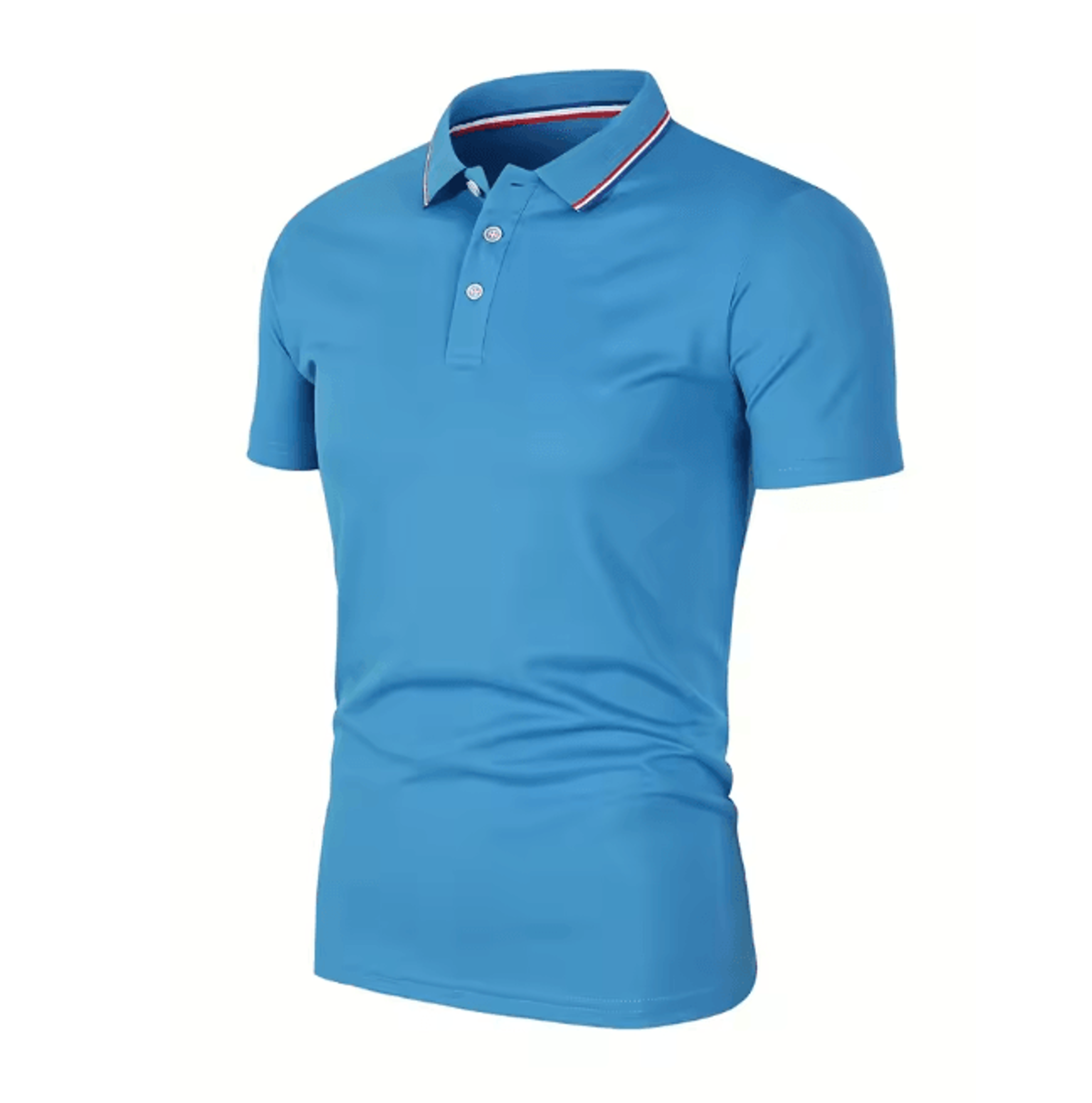 Mens Summer Breathable Polo Shirt Short Sleeve Casual Top 12