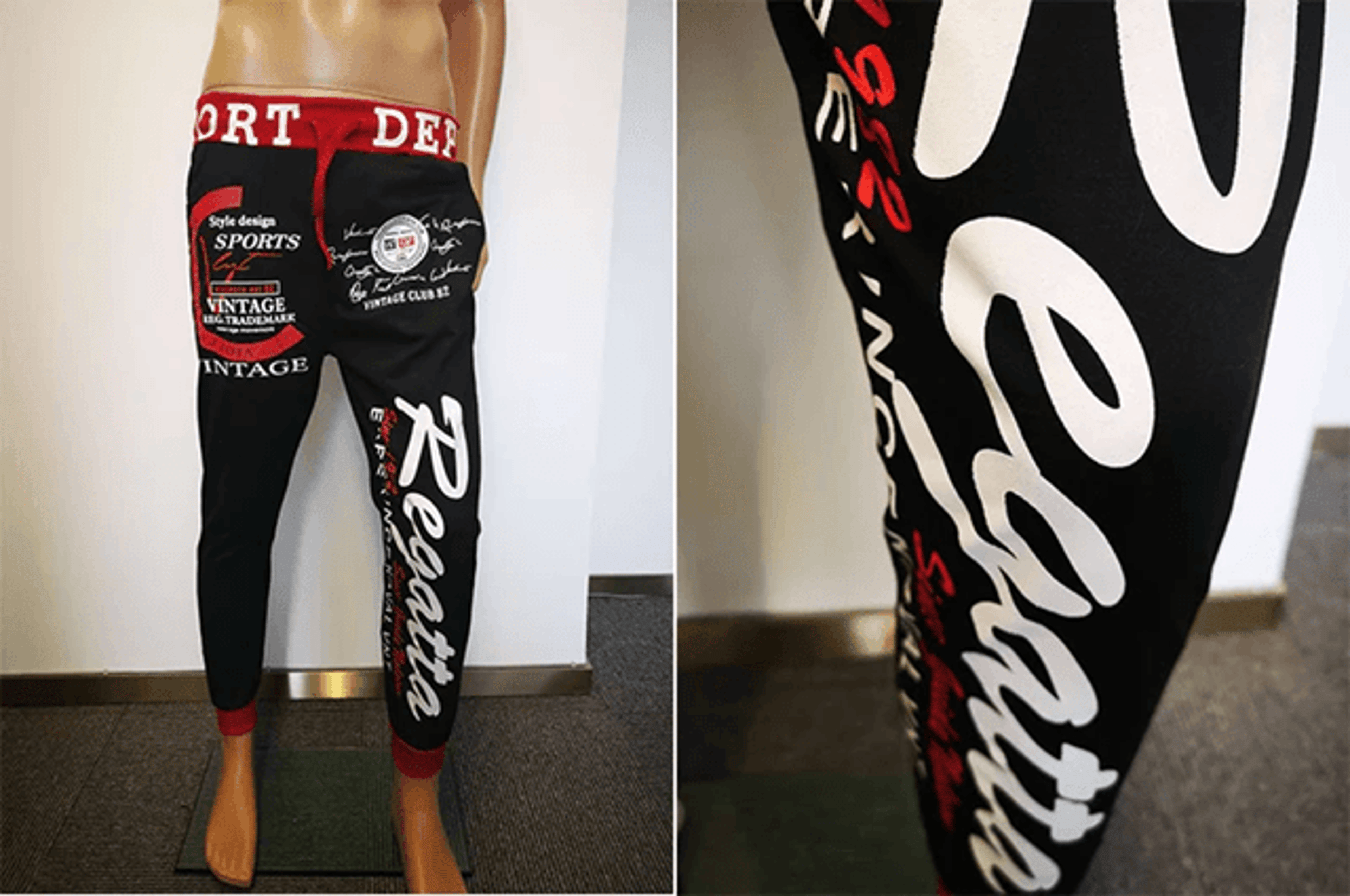 Mens Graphic Jogger Sweatpants Casual Streetwear Elastic Waist 0