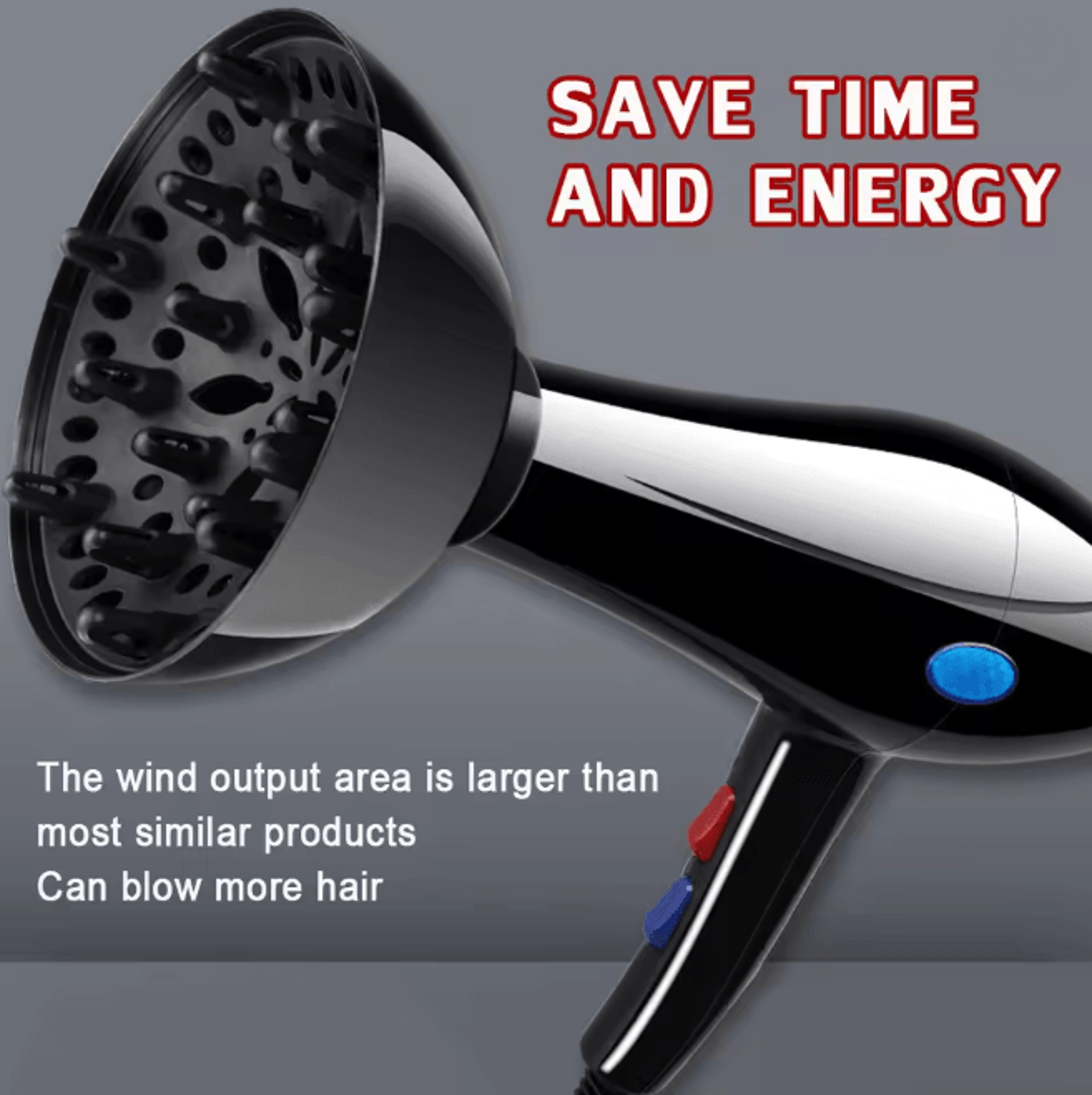 Universal Hair Diffuser Attachment For Curly Hair Blow Dryers 1