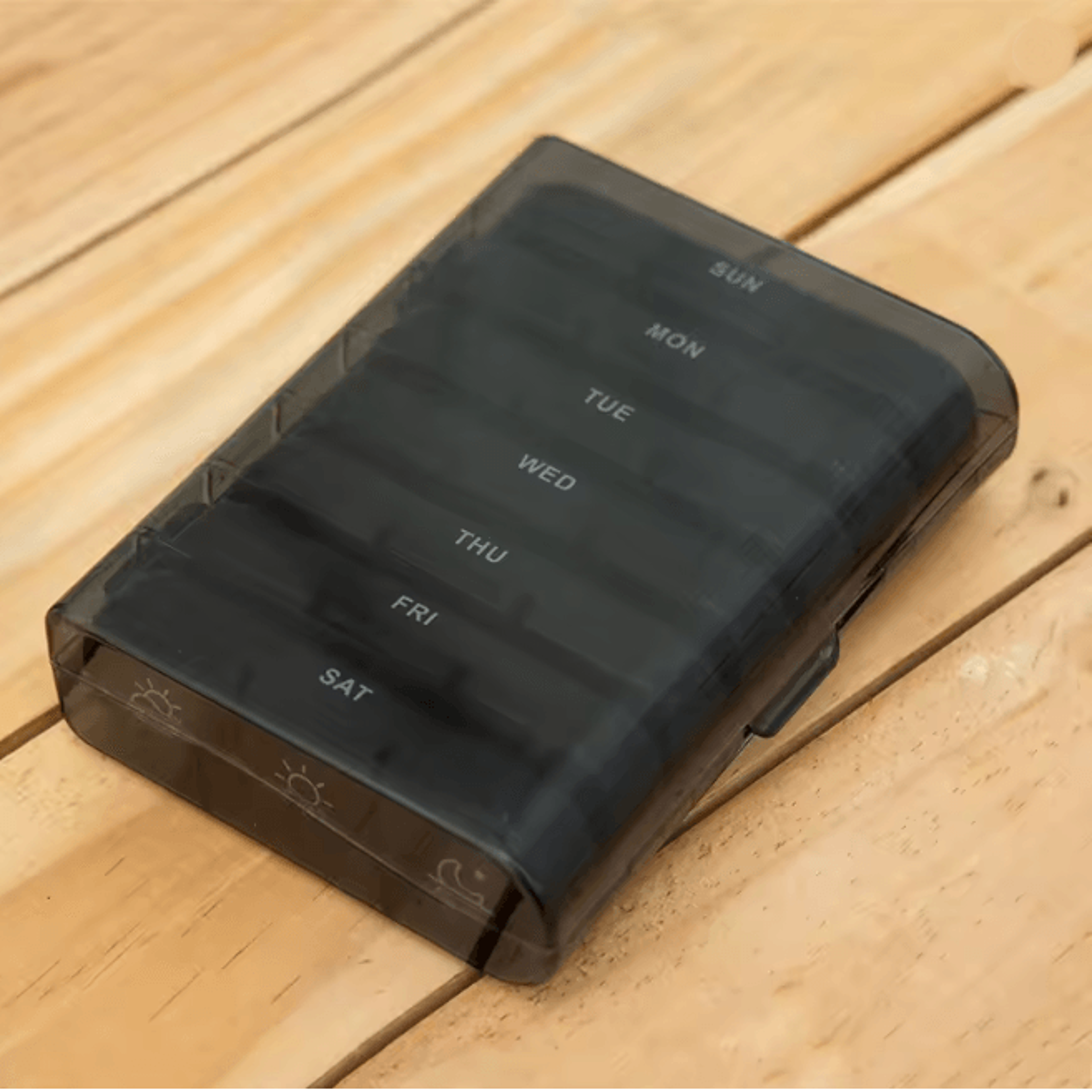 Weekly Pill Organizer 21 Compartment Portable Medicine Box 3