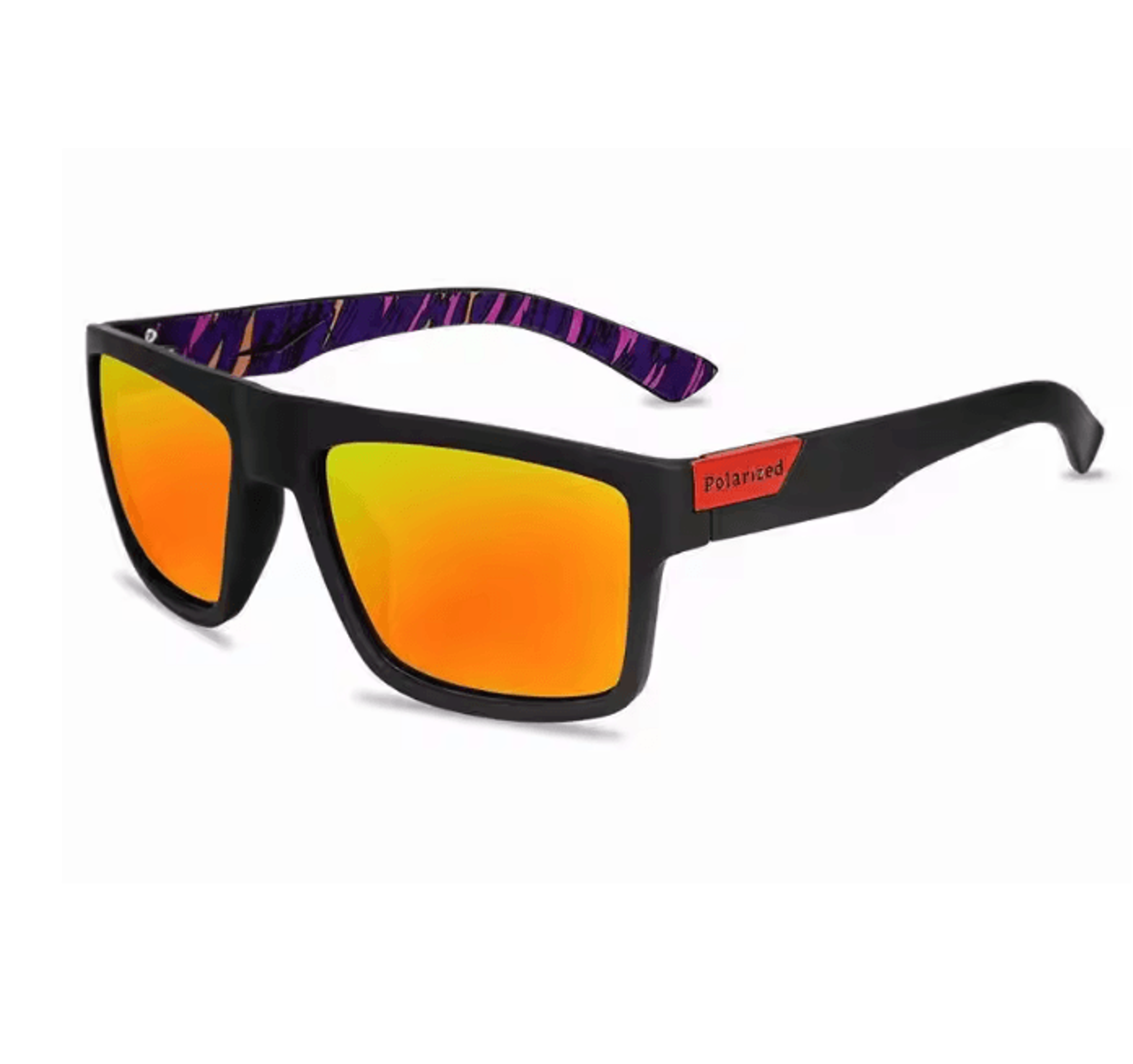 Mens Polarized Square Sunglasses Vintage Driving Style 8