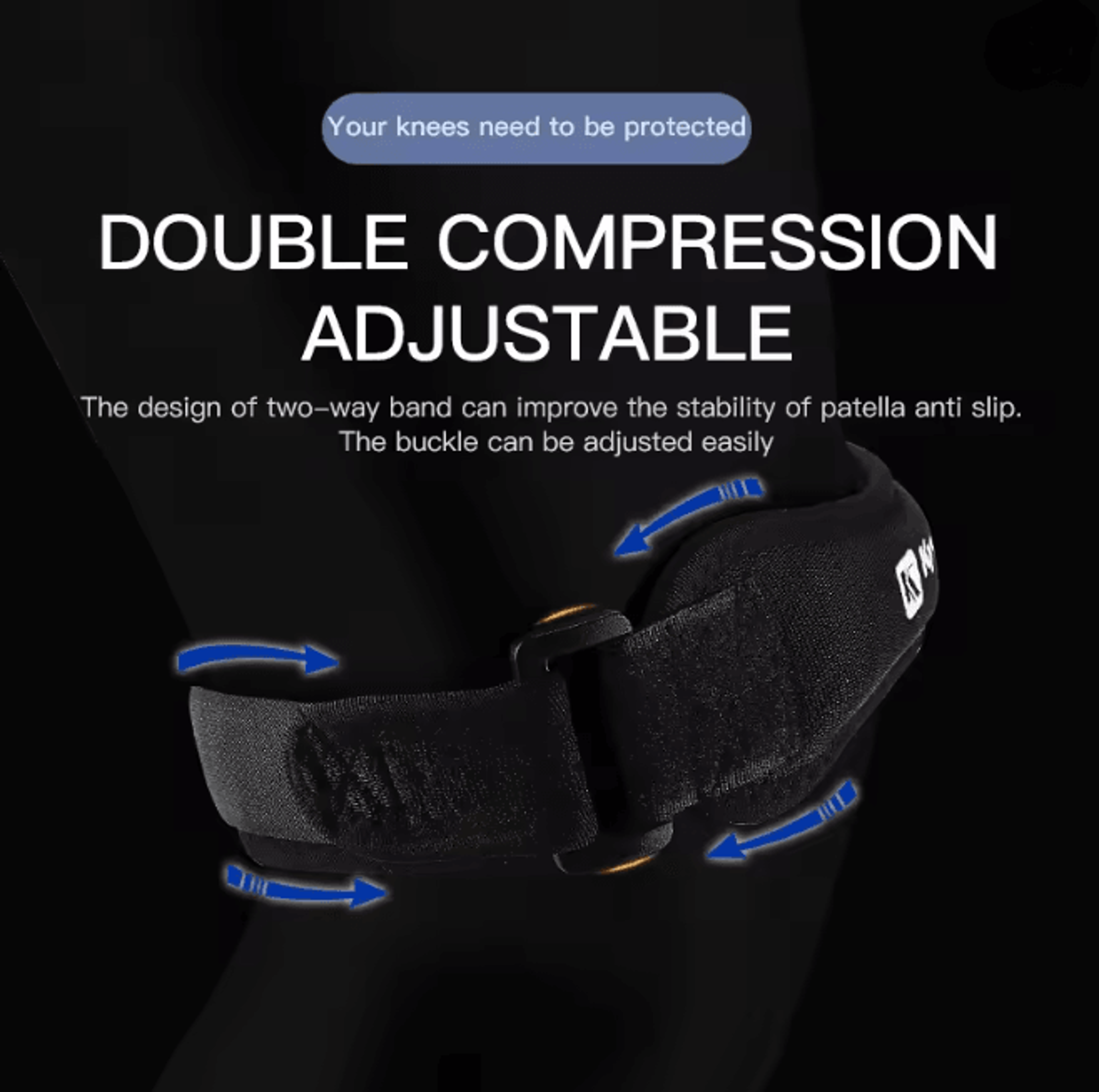 ActiveGuard Patellar Support Strap For Sports Knee Stability 1