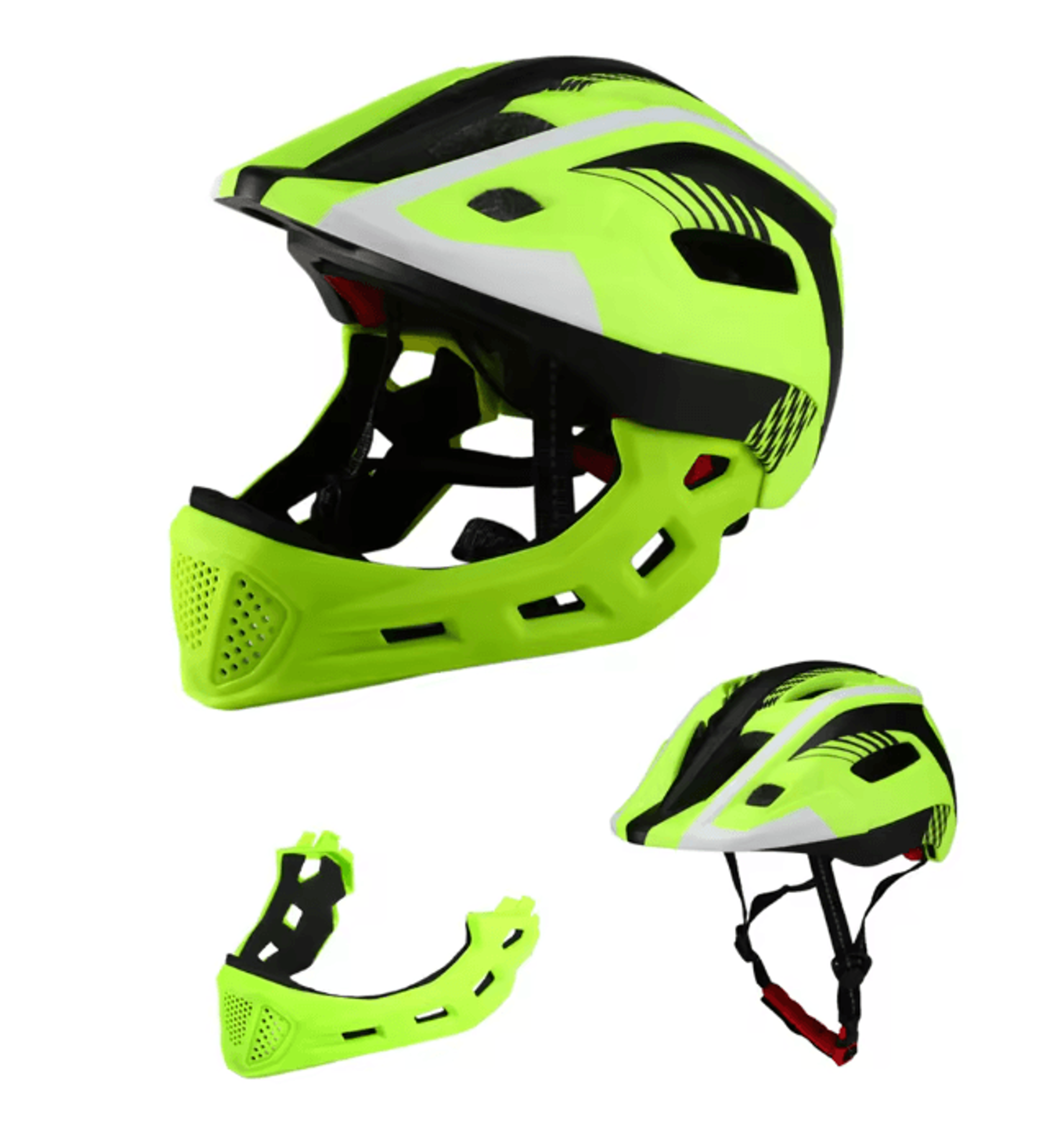 Lixada Kids Detachable Full Face Bike Helmet For Multi Sport Safety 12