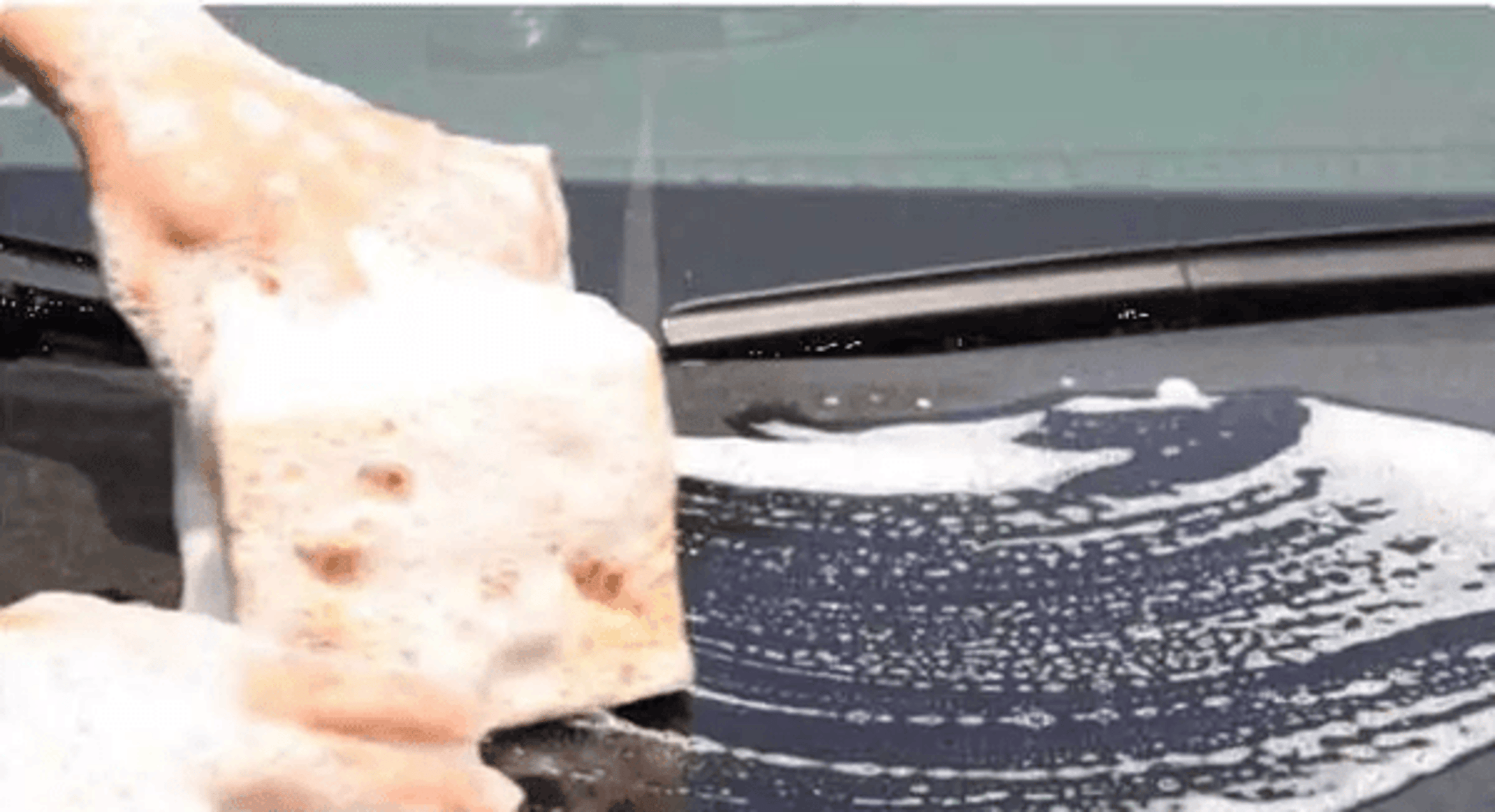 Large Honeycomb Car Wash Sponge Block For Auto And Motorcycle Cleaning 2