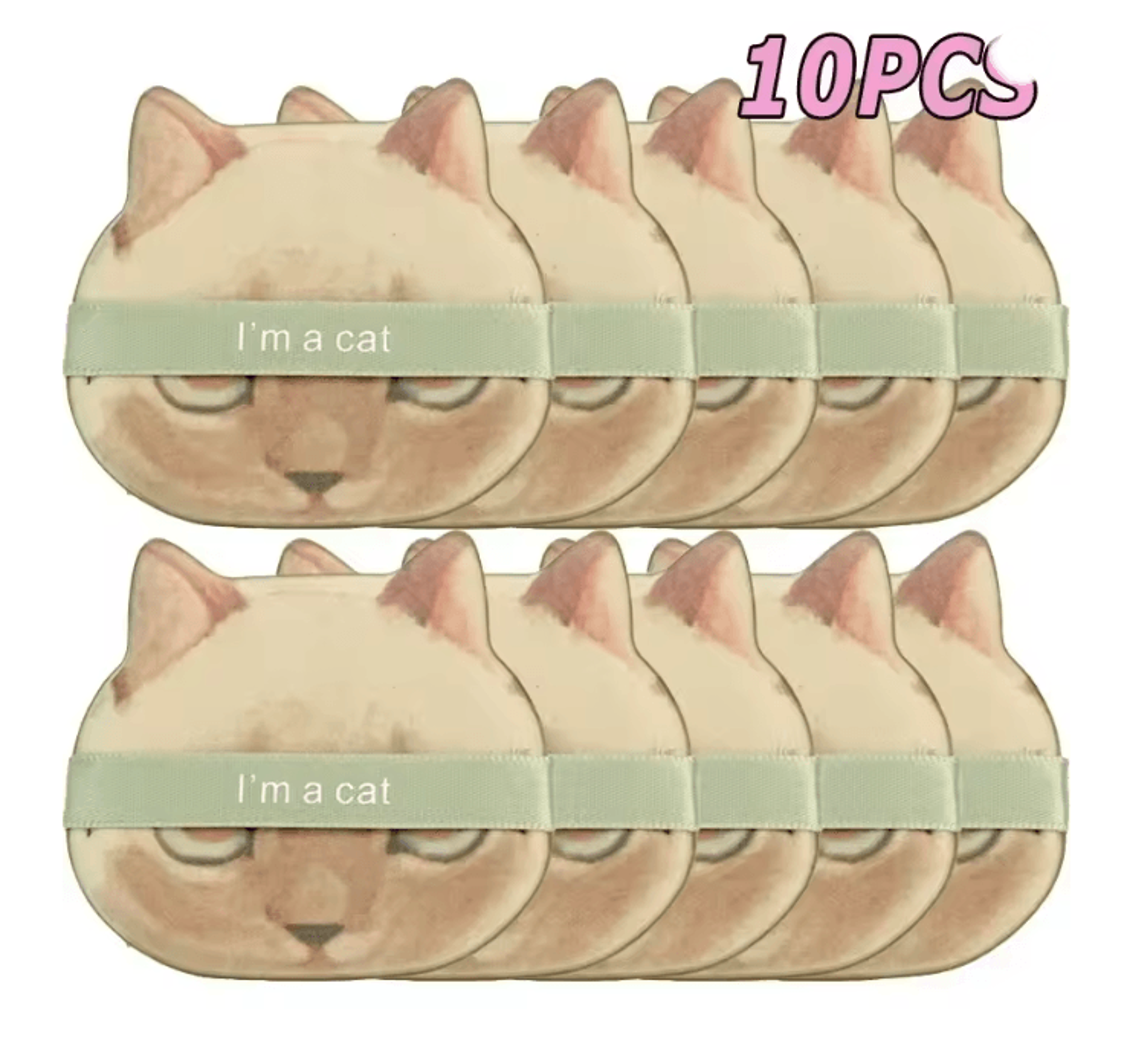 PawBlend Cat Paw Makeup Puff Soft Foundation Concealer Sponge 12