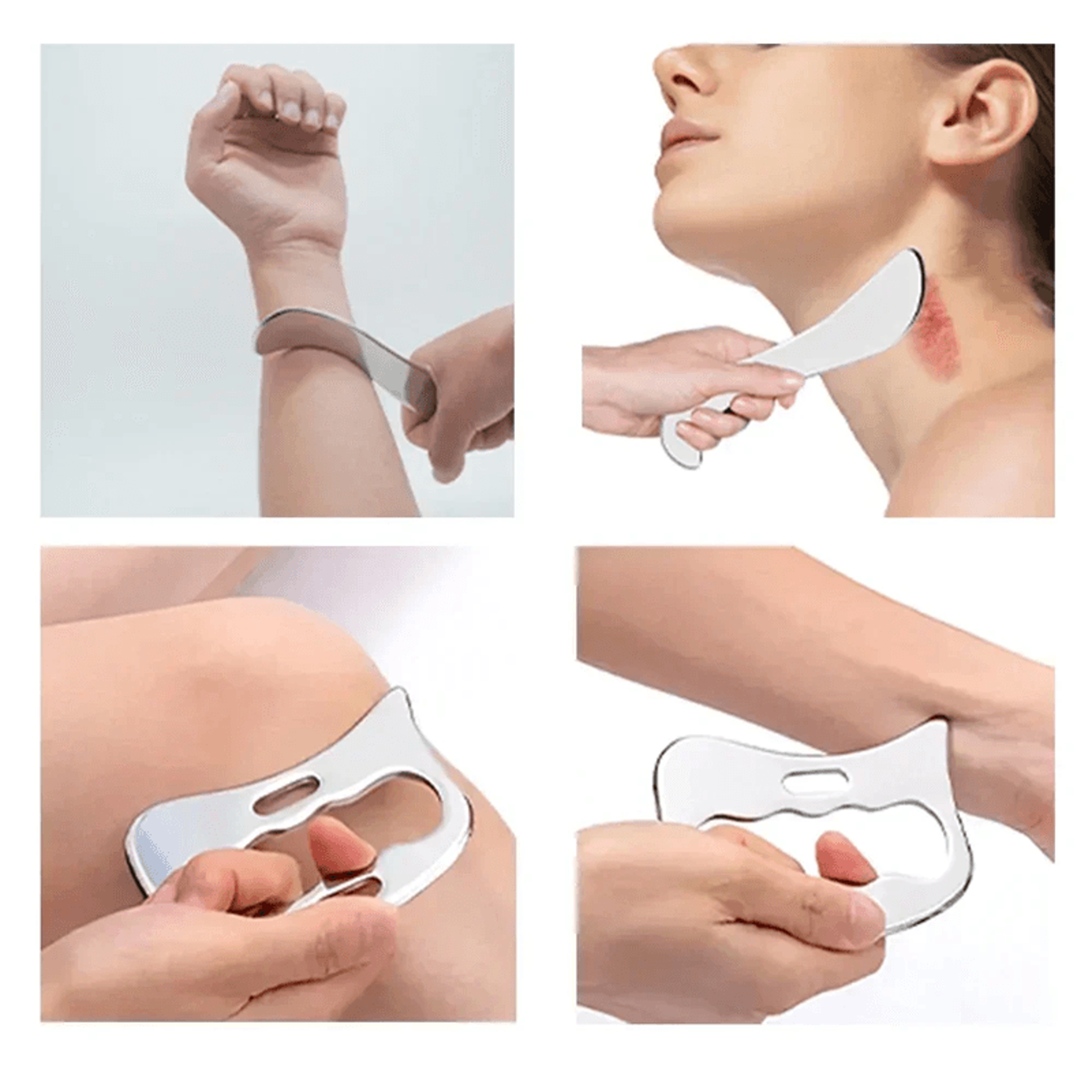 Stainless Steel Gua Sha Tool For Muscle Massage And Lymphatic Drainage 2