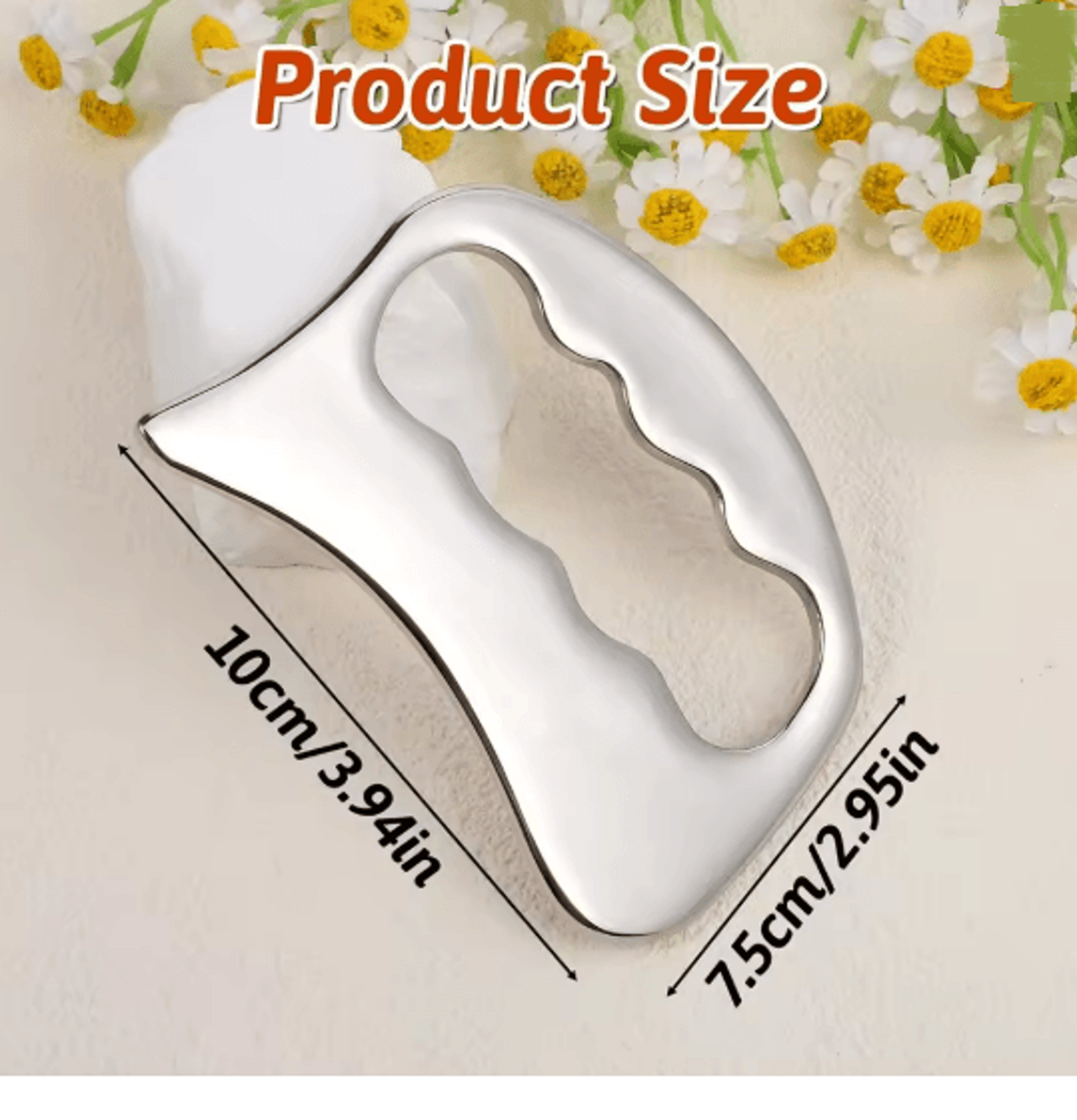 Stainless Steel Gua Sha Tool For Muscle Massage And Lymphatic Drainage 5