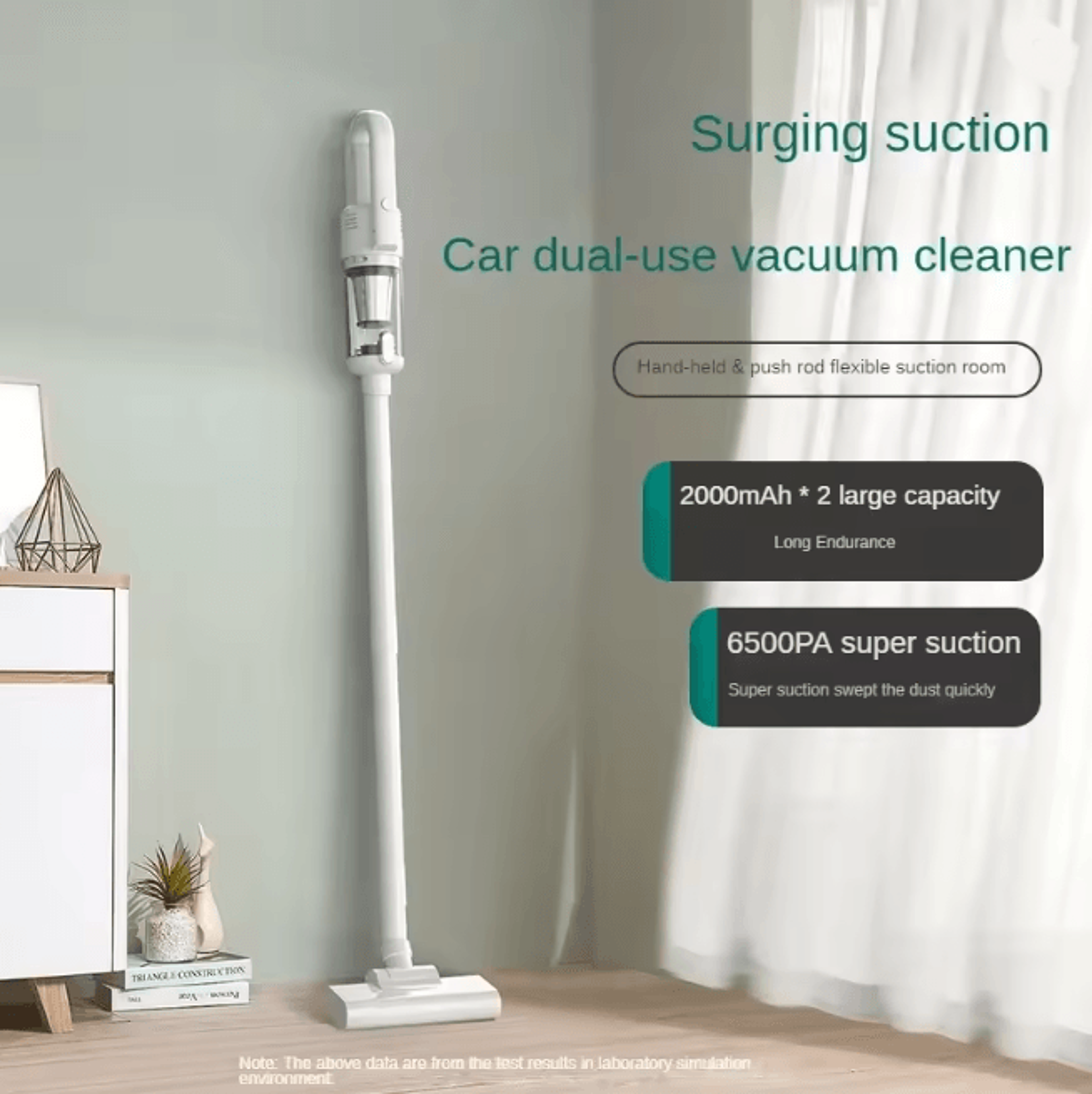 PowerClean Wireless Handheld Vacuum Cleaner High Suction Portable 0