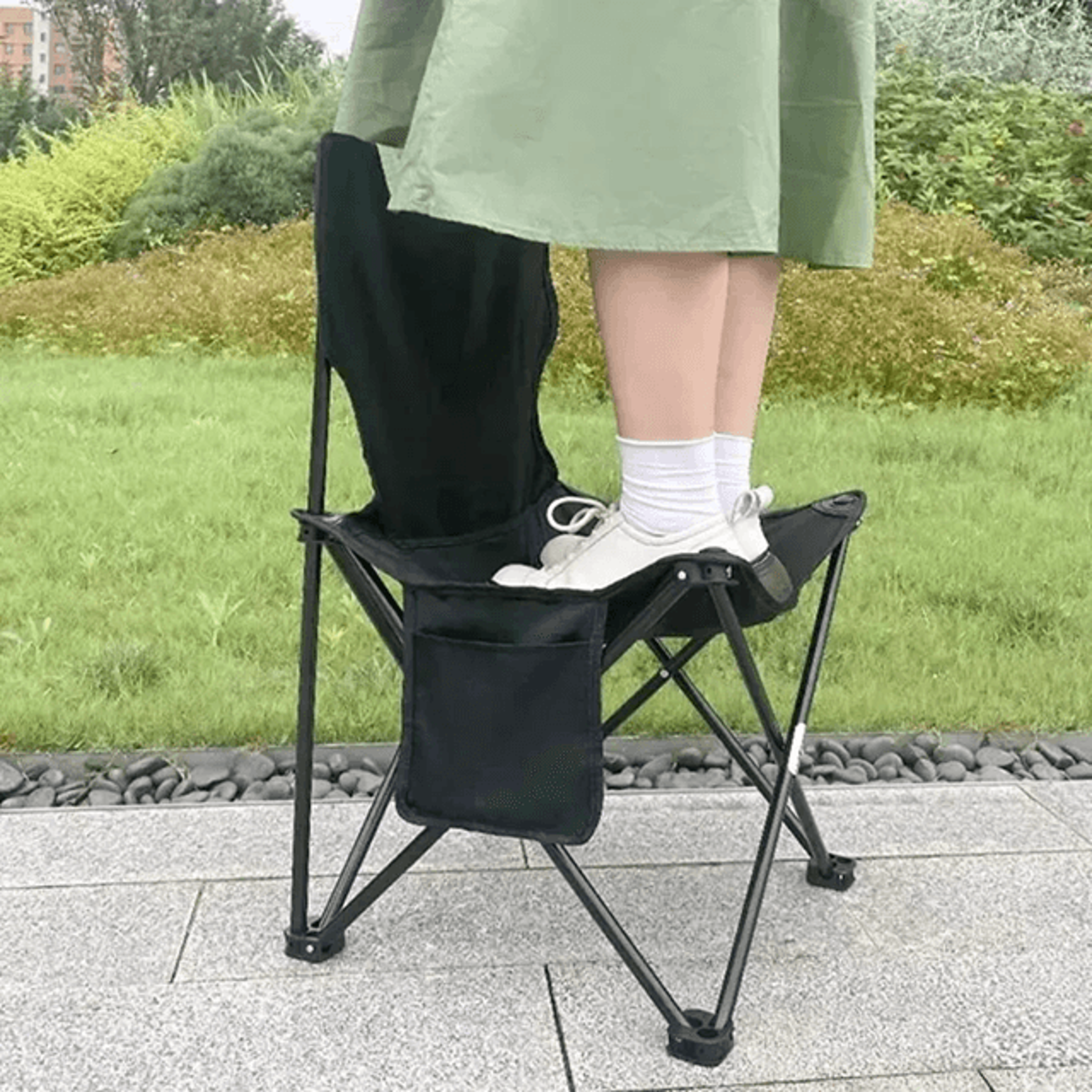 Portable Folding Stool Lightweight Outdoor Travel Chair 1