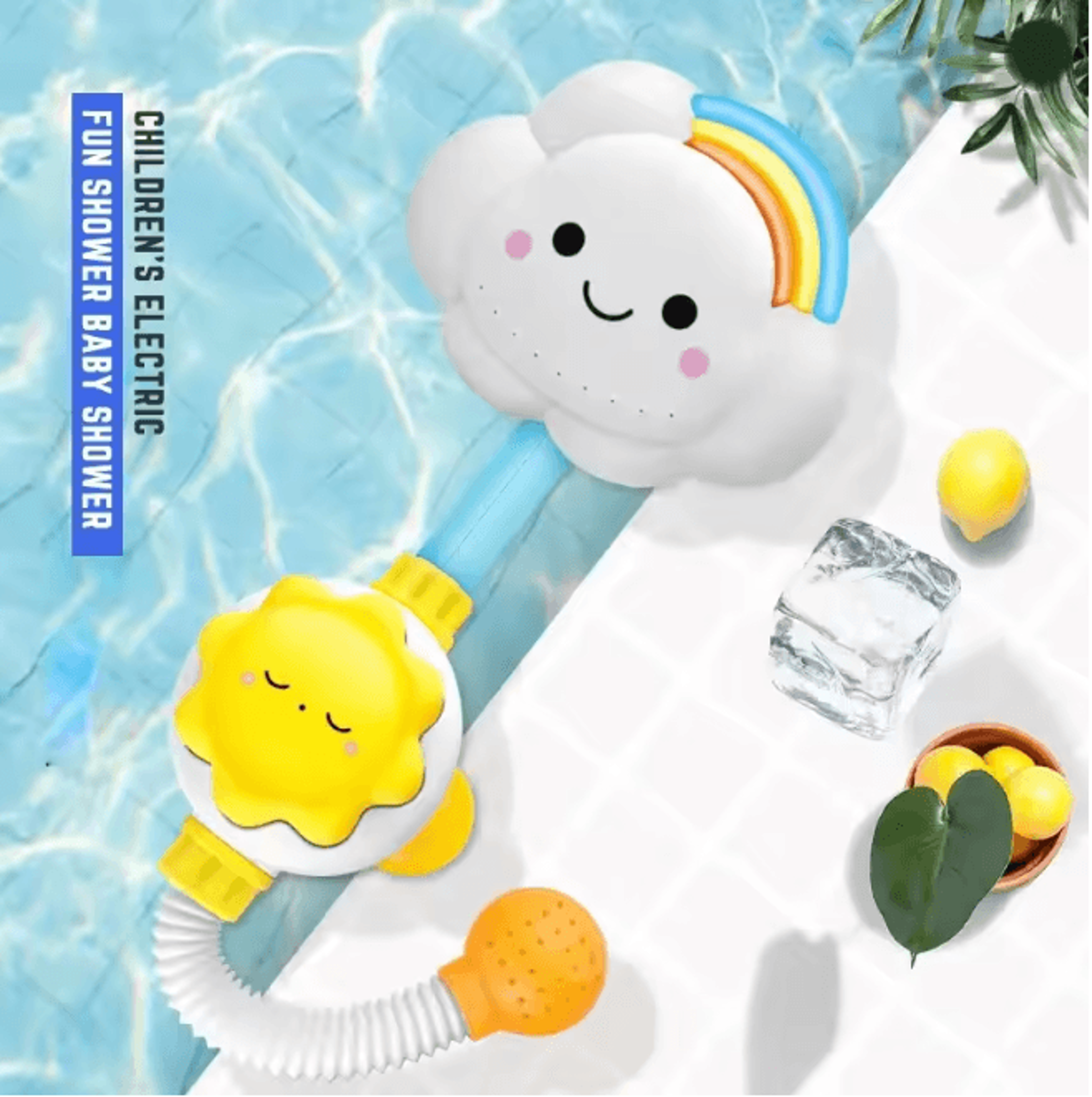 Cloud Splash Kids Bath Sprinkler Faucet Toy 0