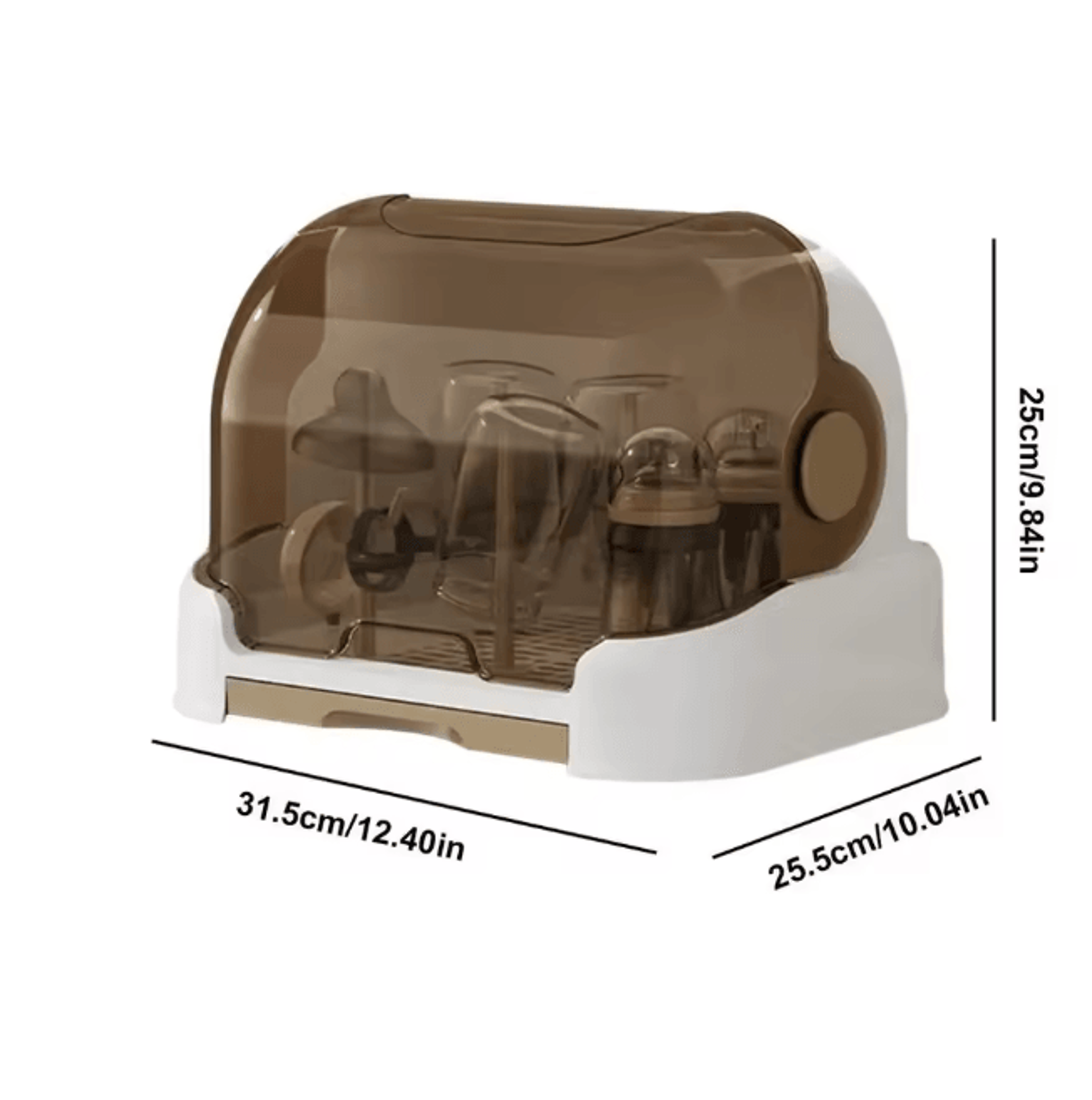 CleanNest Portable Baby Bottle Drying Rack Organizer 5