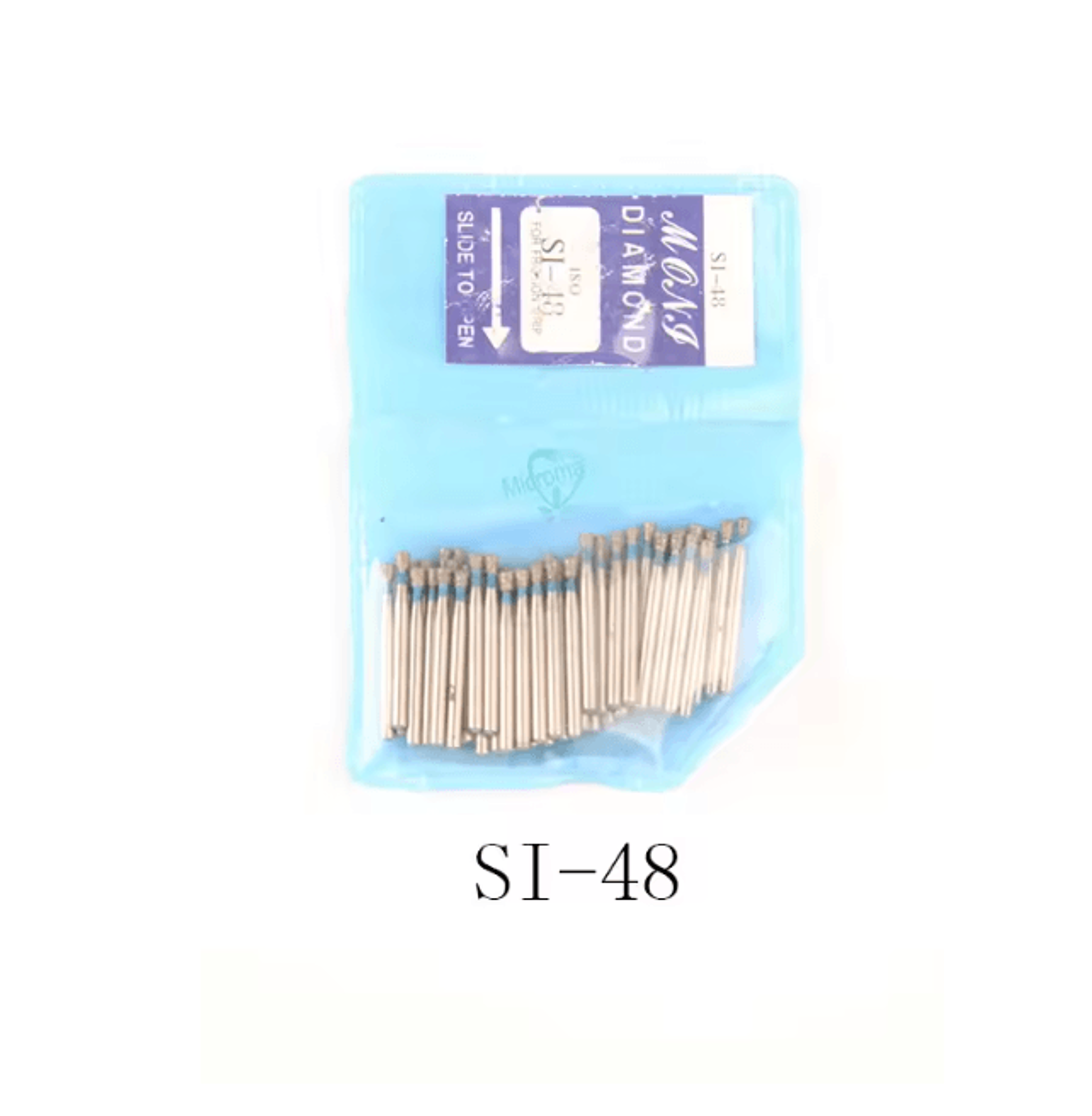 ProShine Dental Diamond Polishing Burs 50 Piece Set 7
