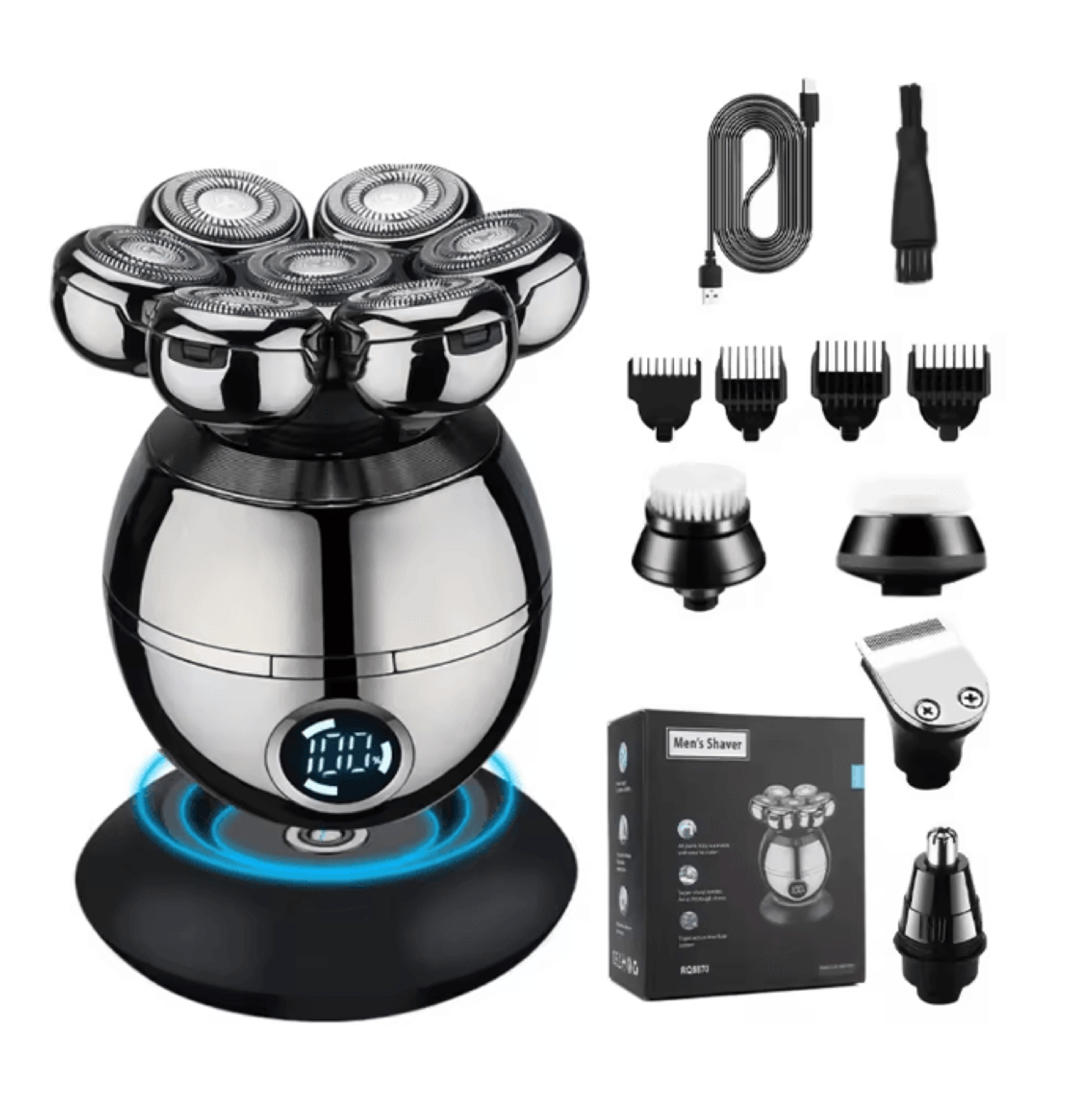 FlexShave 7D Electric Head Shaver For Men 4